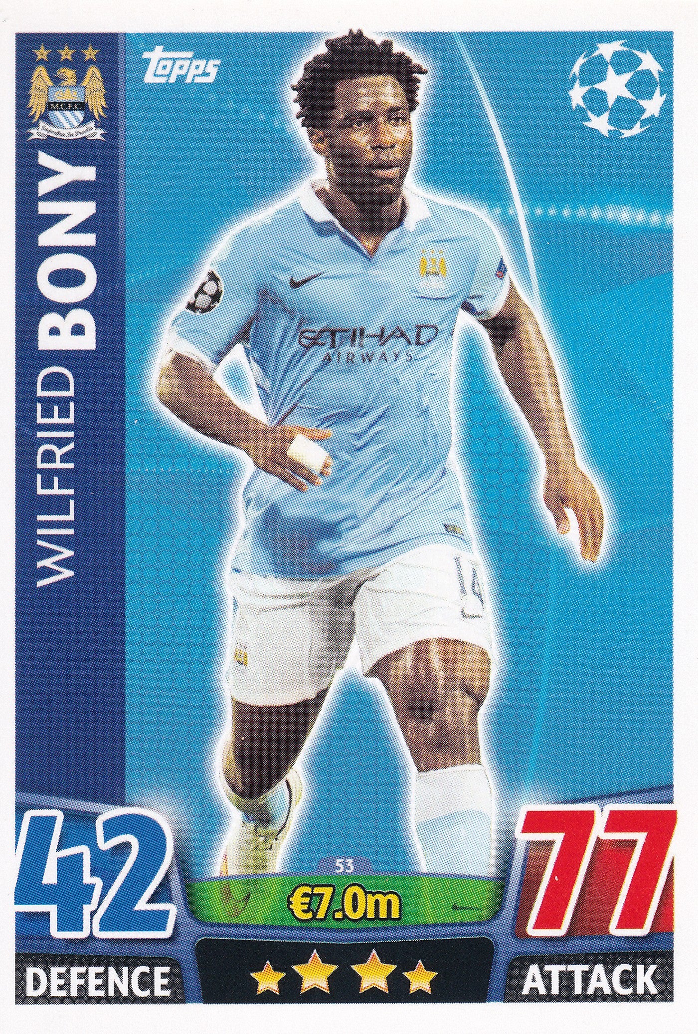 053. WILFRIED BONY - MANCHESTER CITY