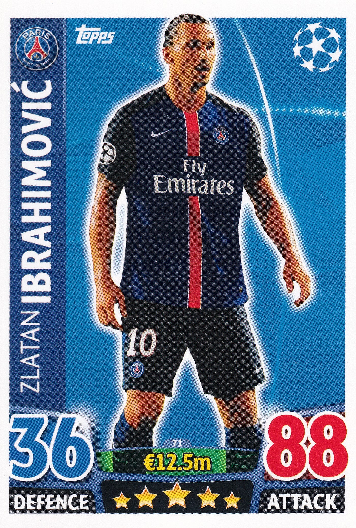 071. ZLATAN IBRAHIMOVIC - PARIS SAINT-GERMAIN