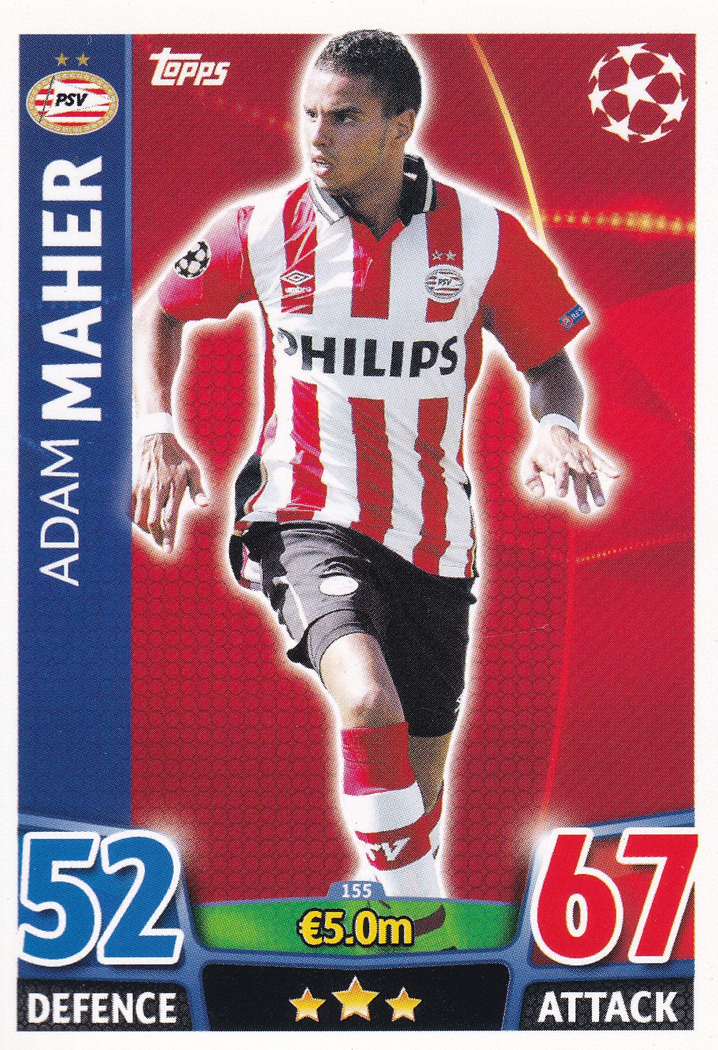 155. ADAM MAHER - PSV EINDHOVEN