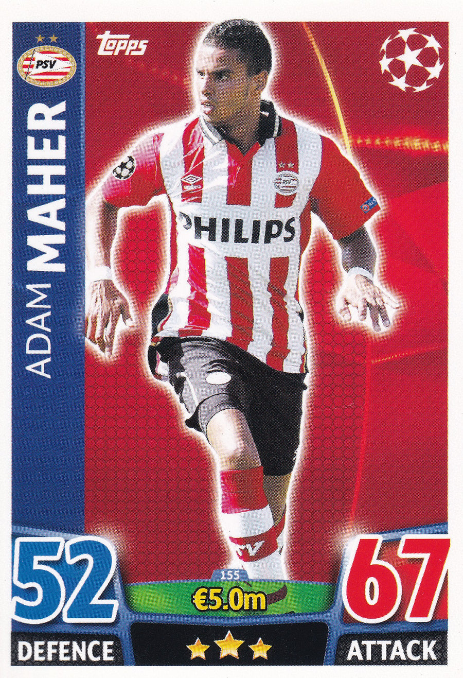 155. ADAM MAHER - PSV EINDHOVEN