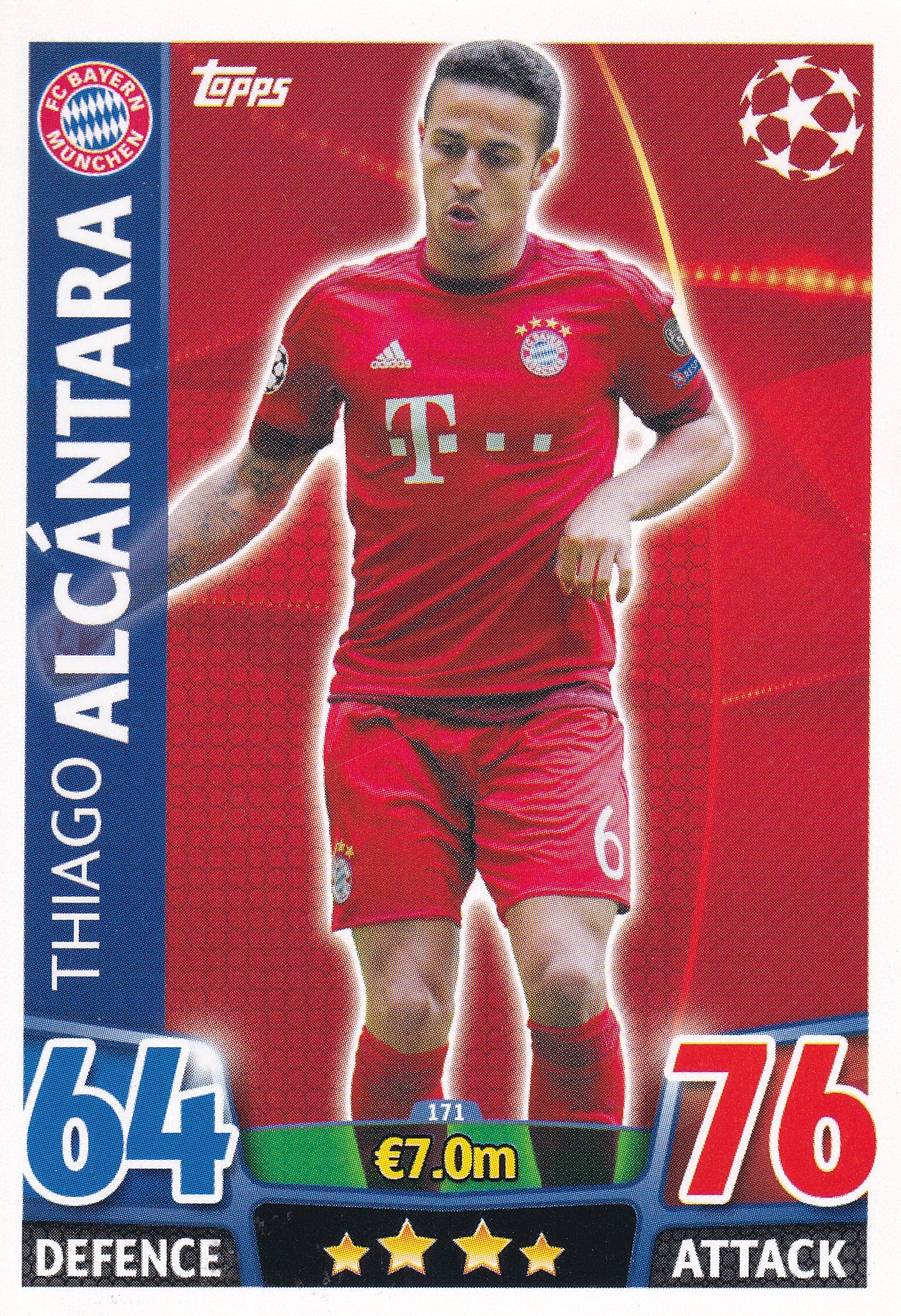171. THIAGO ALCANTARA - FC BAYERN MUNCHEN