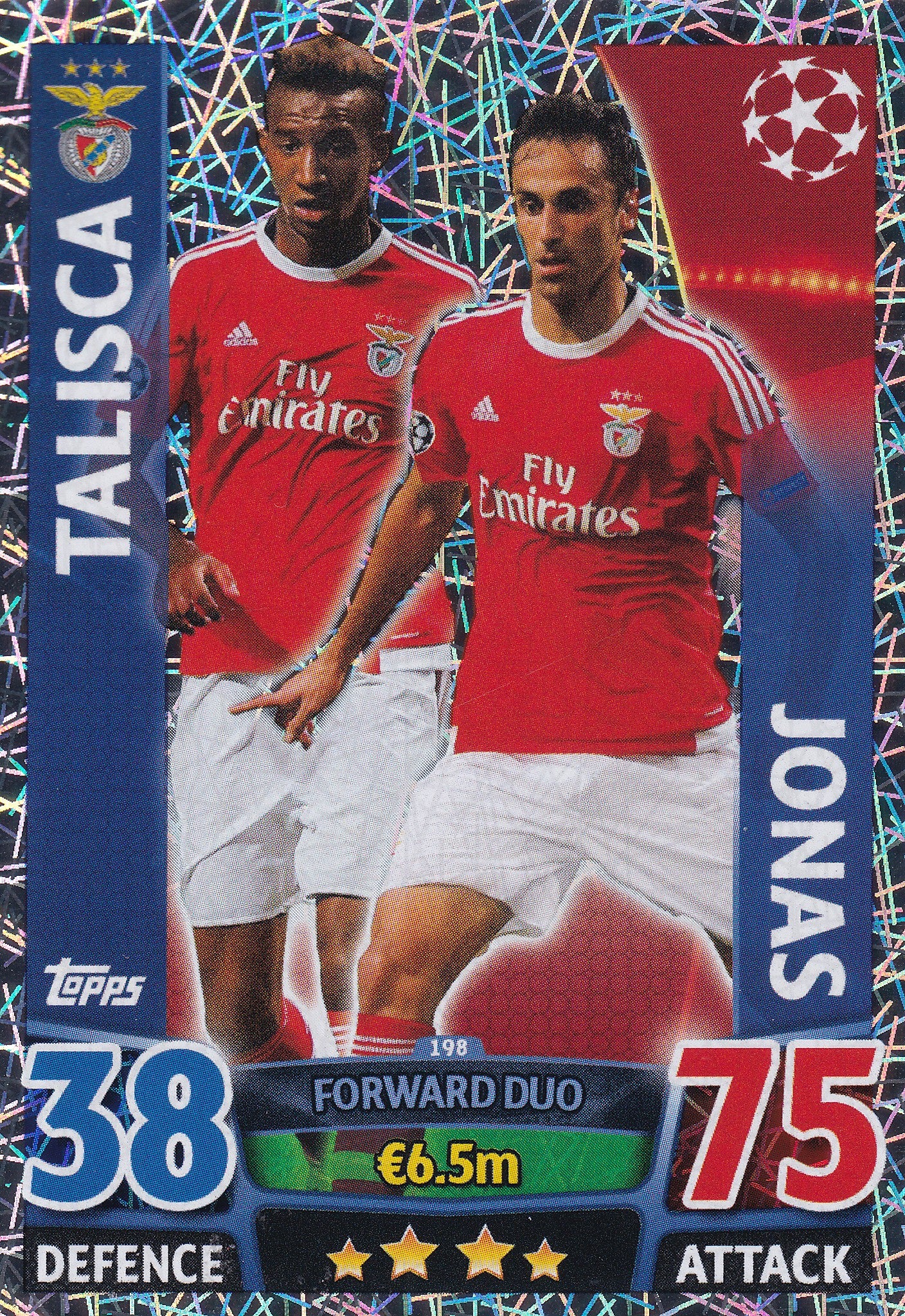 198. TALISCA - JONAS - SL BENFICA - FORWARD DUO