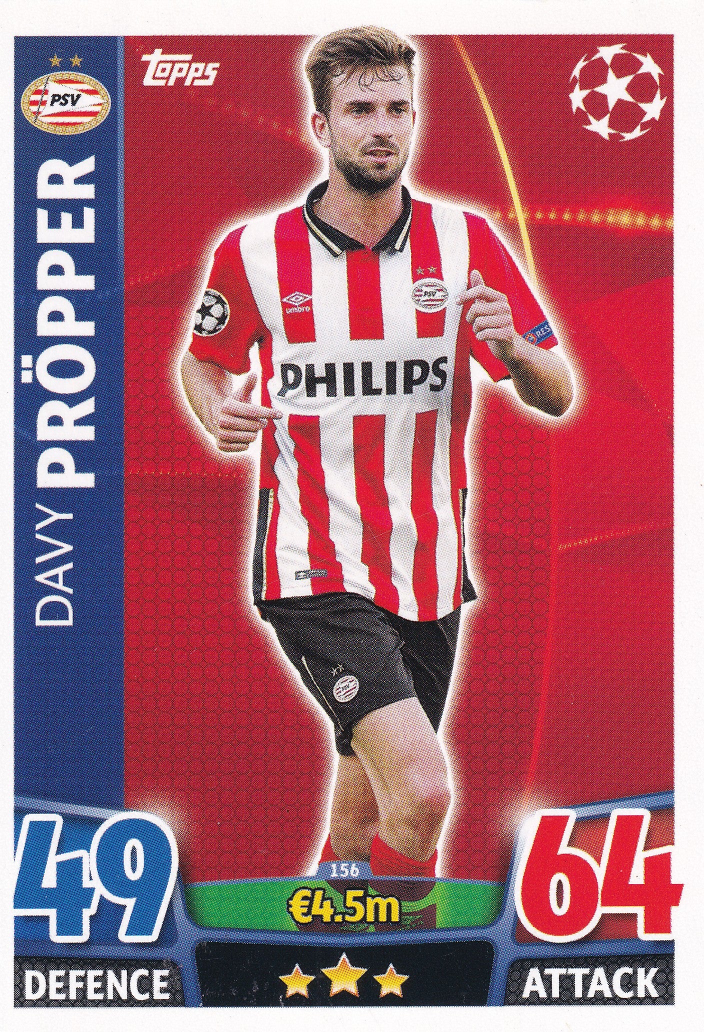 156. DAVY PRÖPPER - PSV EINDHOVEN