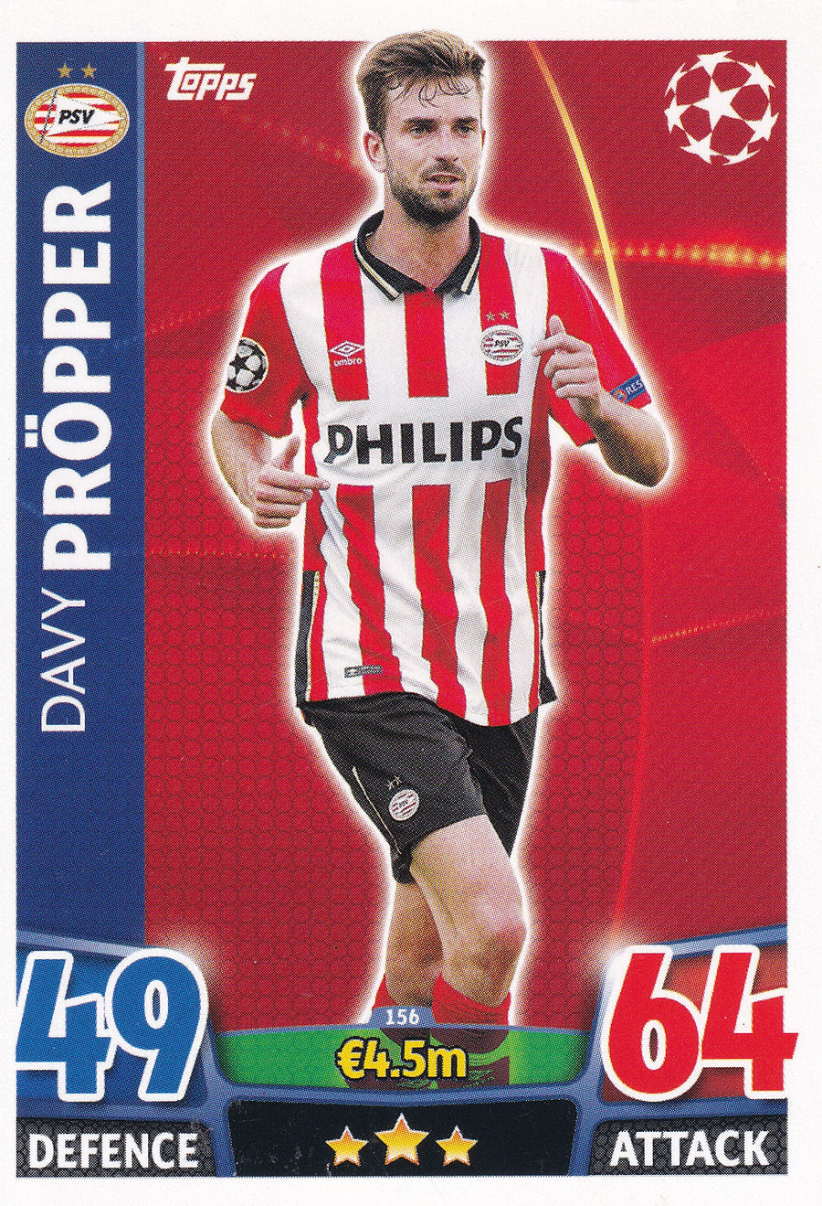 156. DAVY PRÖPPER - PSV EINDHOVEN