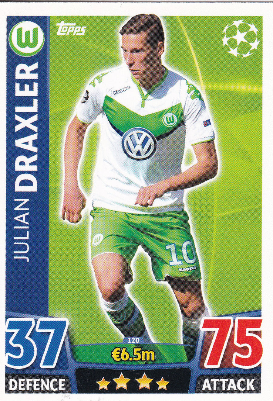 120. JULIAN DRAXLER - WOLFSBURG