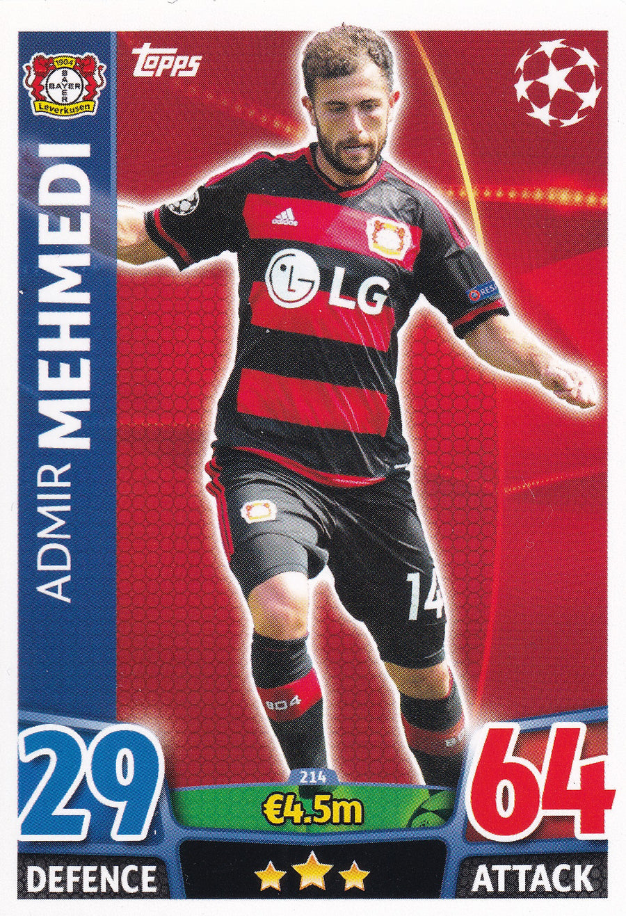 214. ADMIR MEHMEDI - BAYER 04 LEVERKUSEN