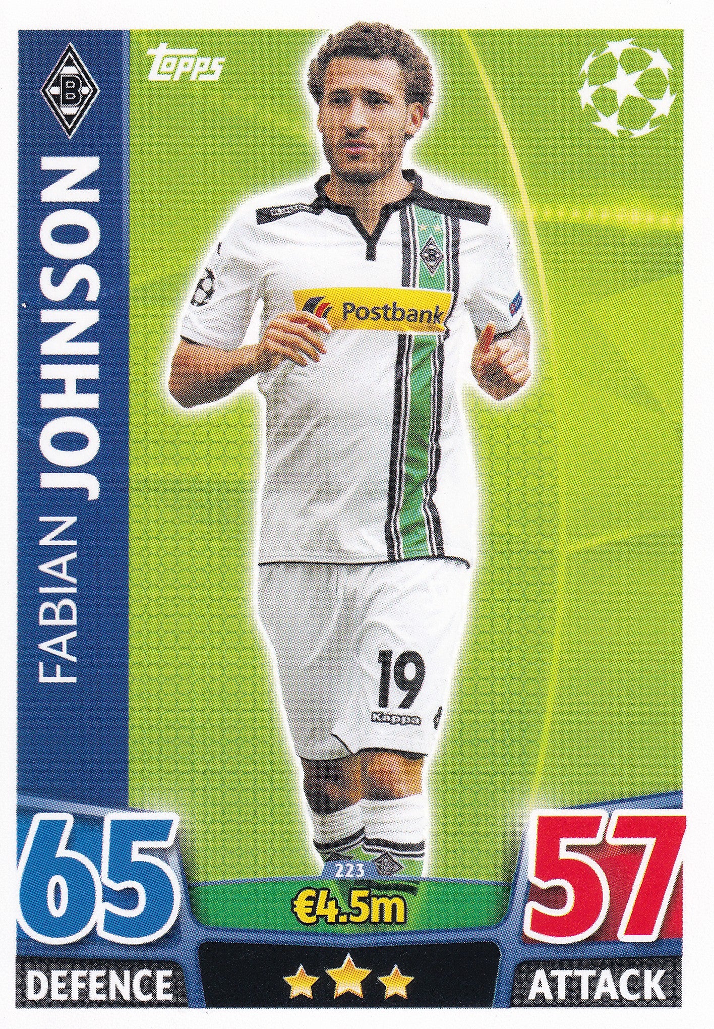 223. FABIAN JOHNSON - BORUSSIA MONCHENGLADBACH