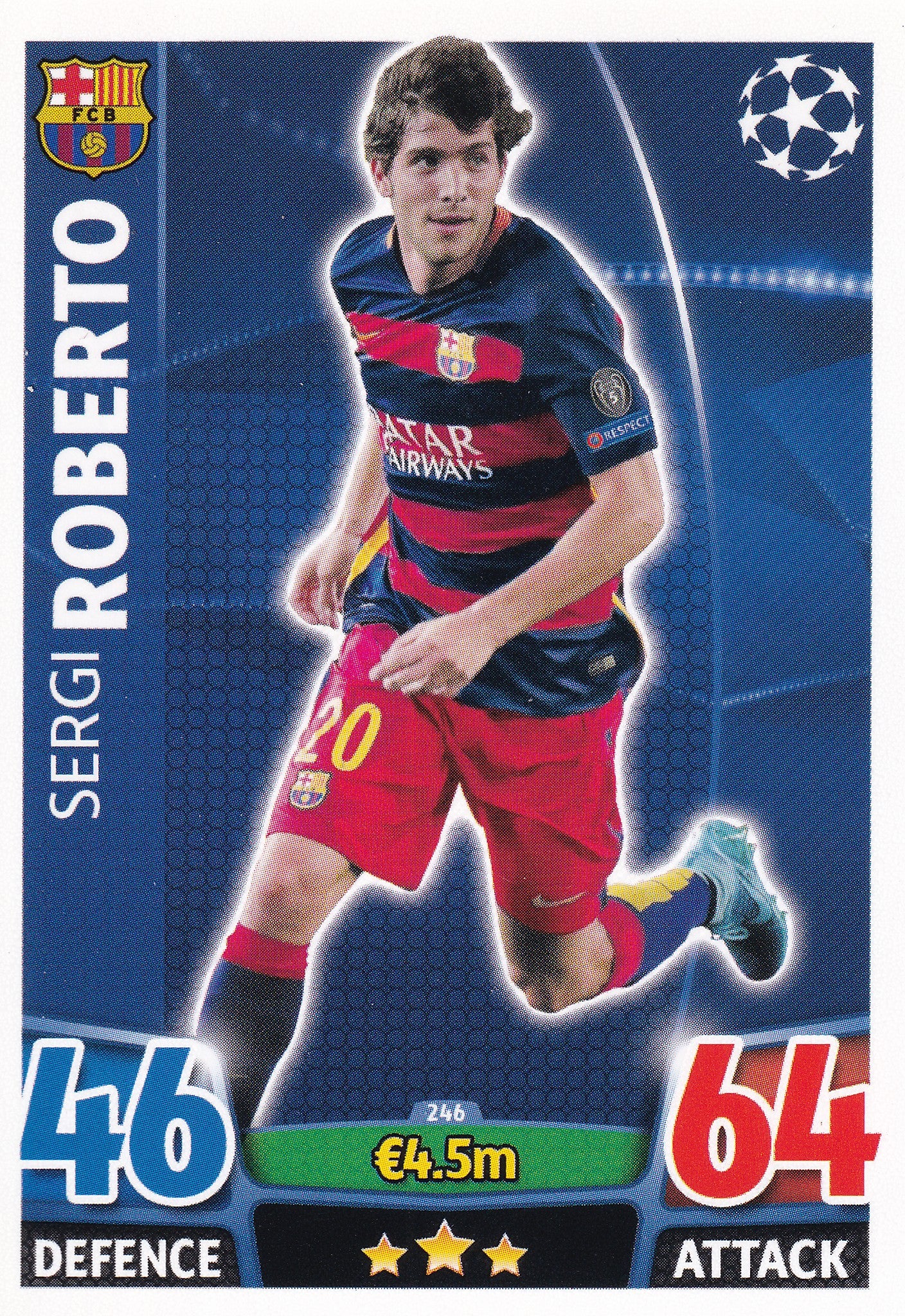 246. SERGI ROBERTO - FC BARCELONA