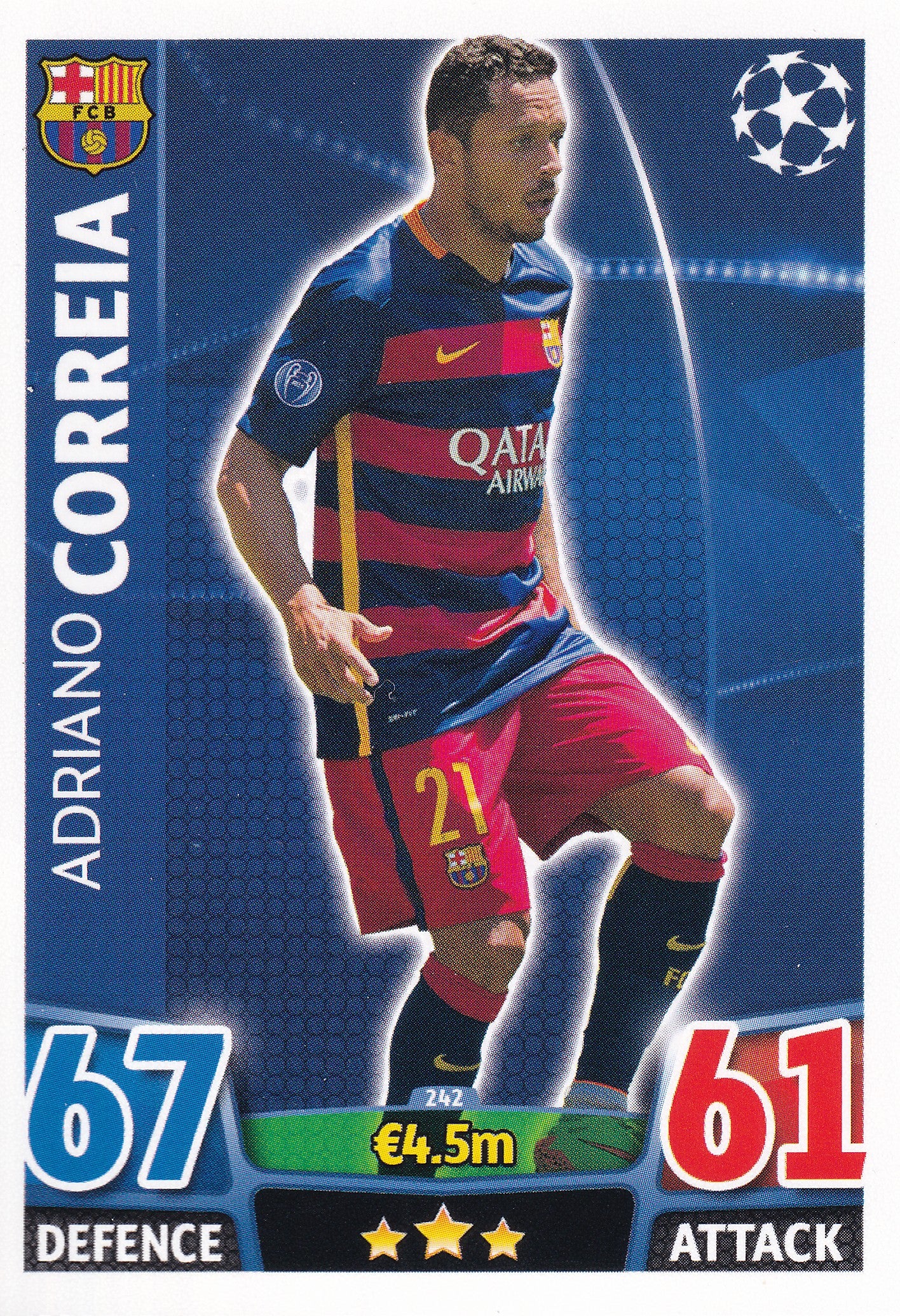 242. ADRIANO CORREIA - FC BARCELONA