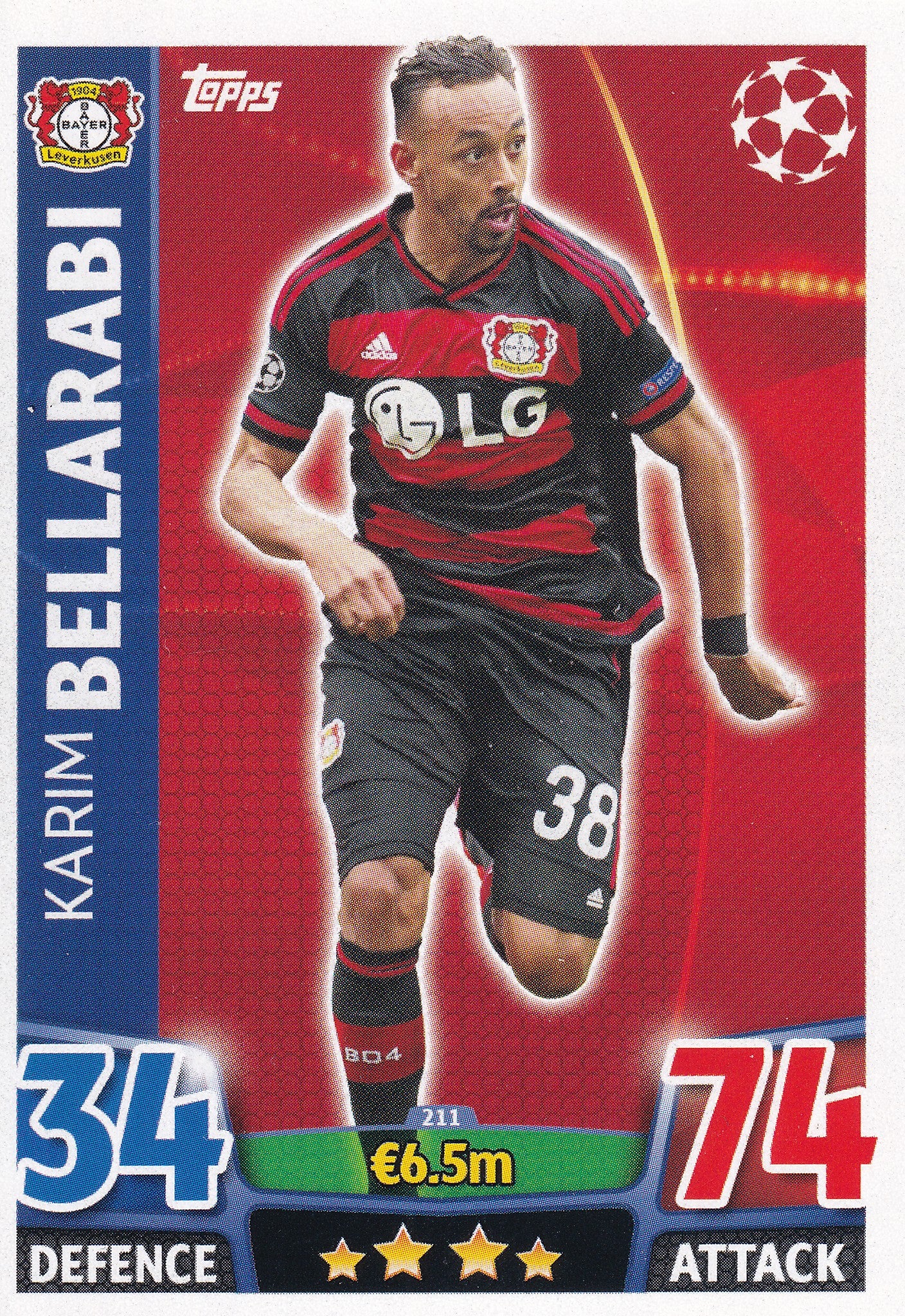 211. KARIM BELLARABI - BAYER 04 LEVERKUSEN