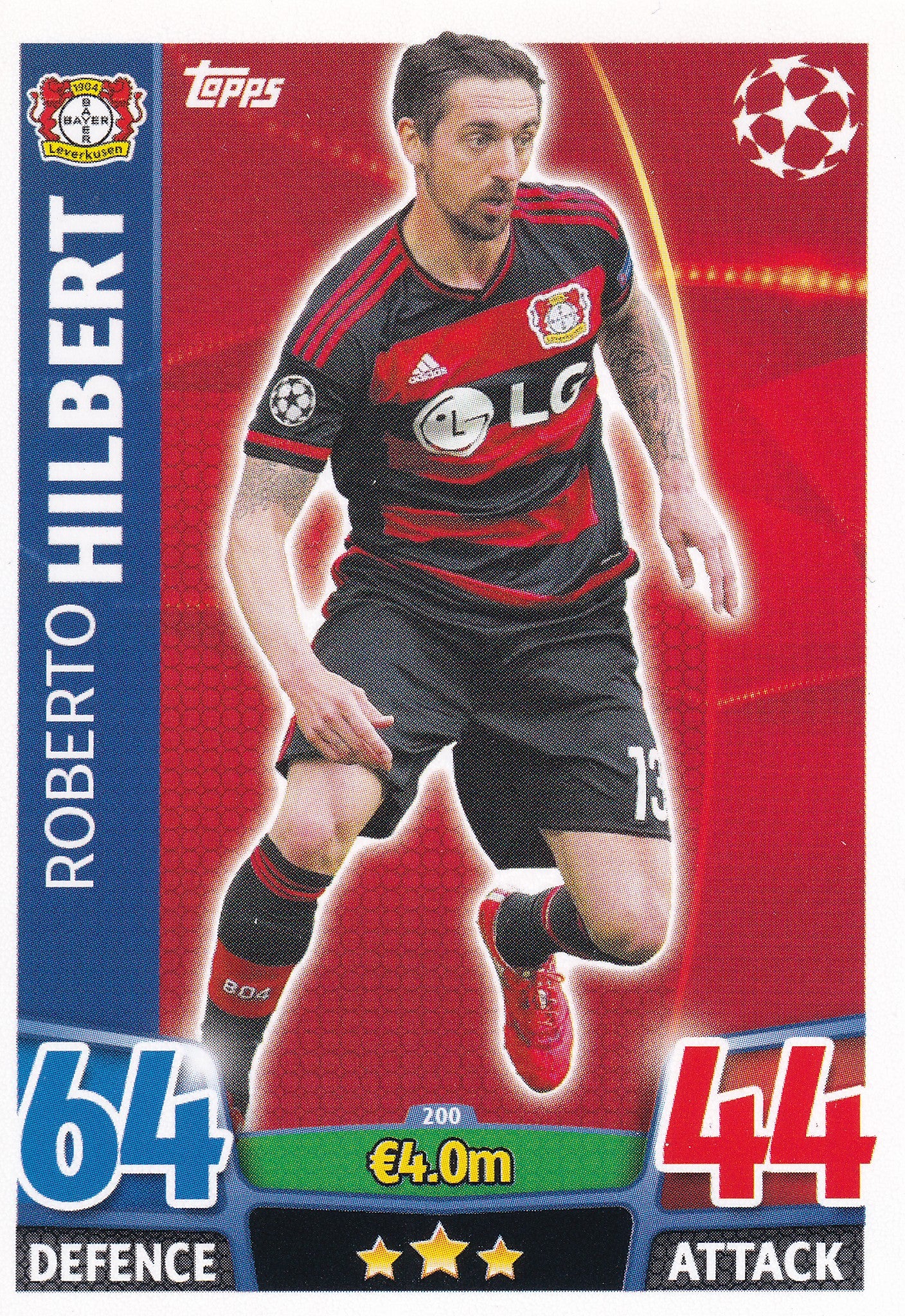 200. ROBERT HILBERT - BAYER 04 LEVERKUSEN