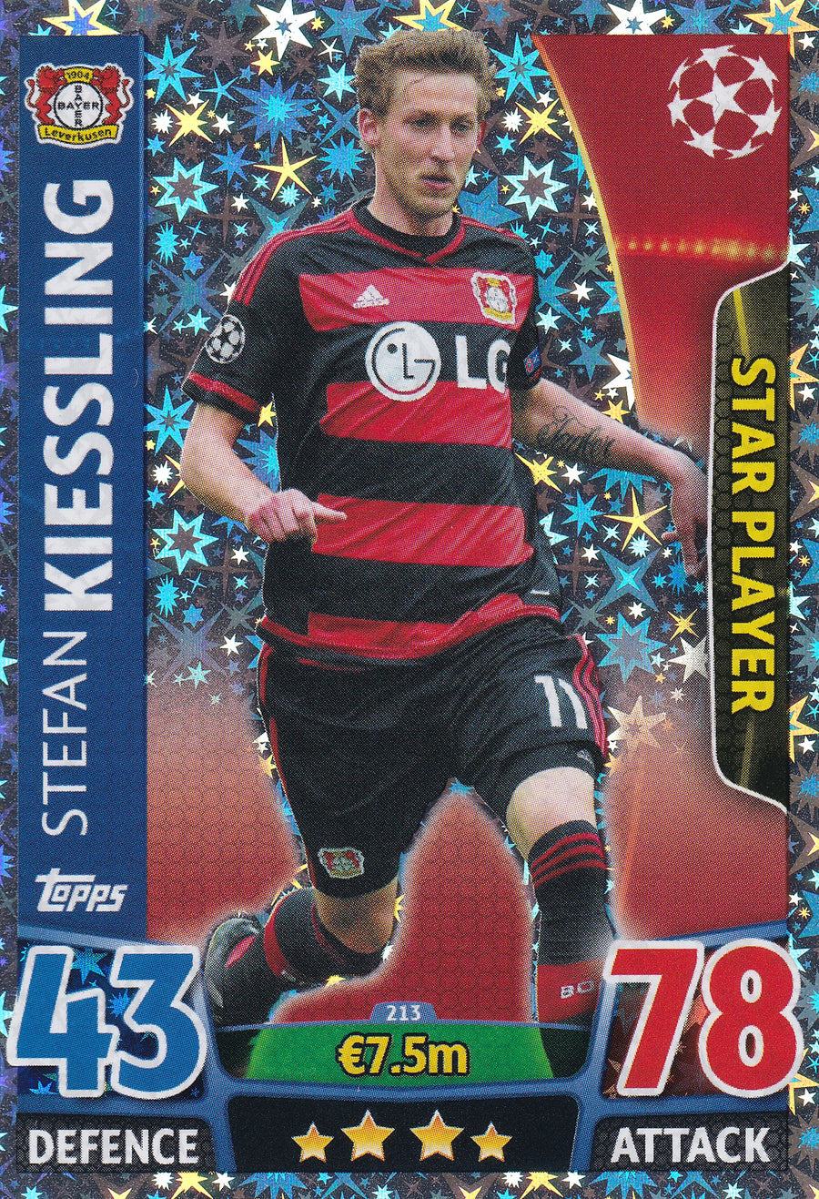 213. STEFAN KIESSLING - BAYER 04 LEVERKUSEN - STAR PLAYER