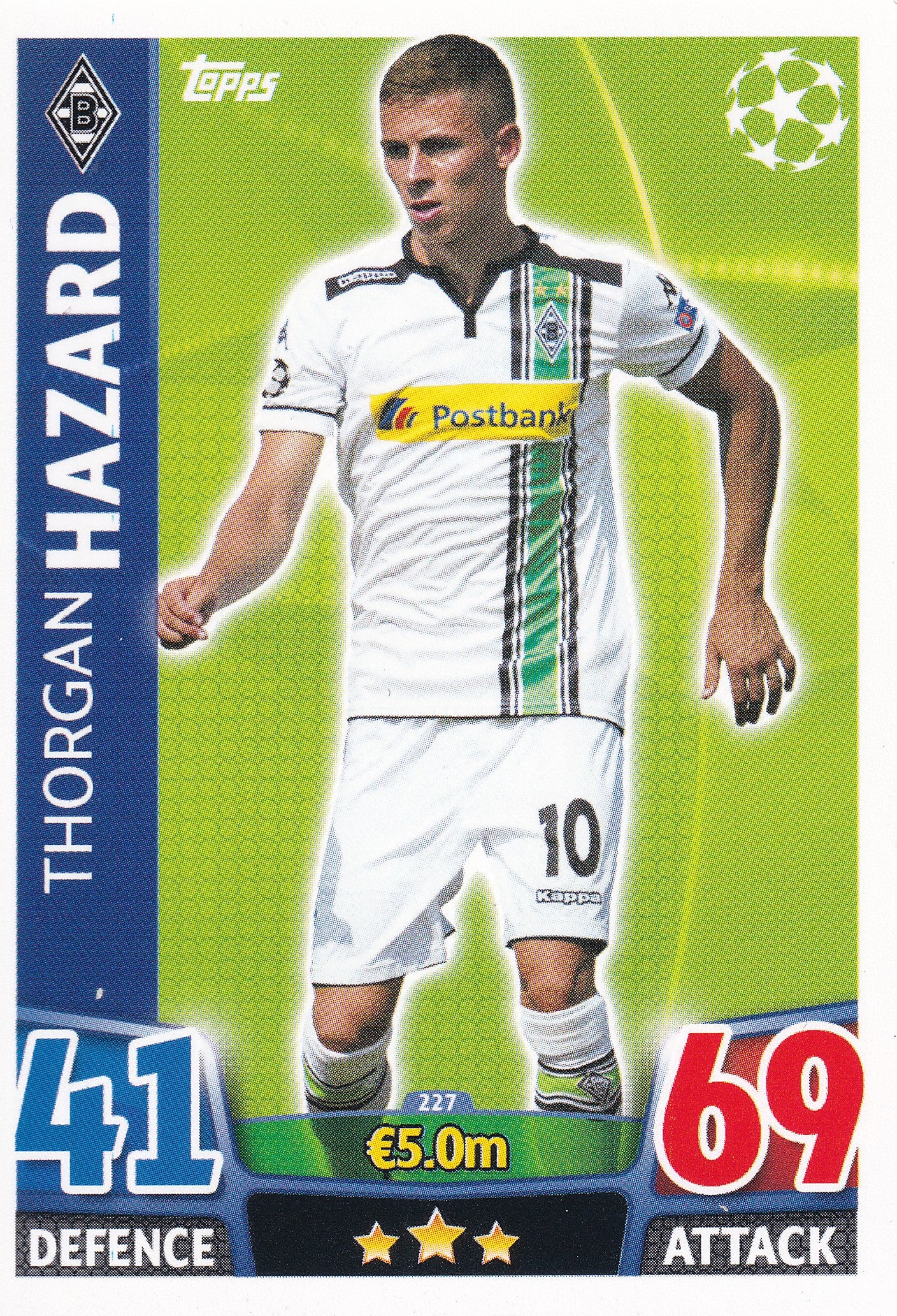 227. THORGAN HAZARD - BORUSSIA MONCHENGLADBACH
