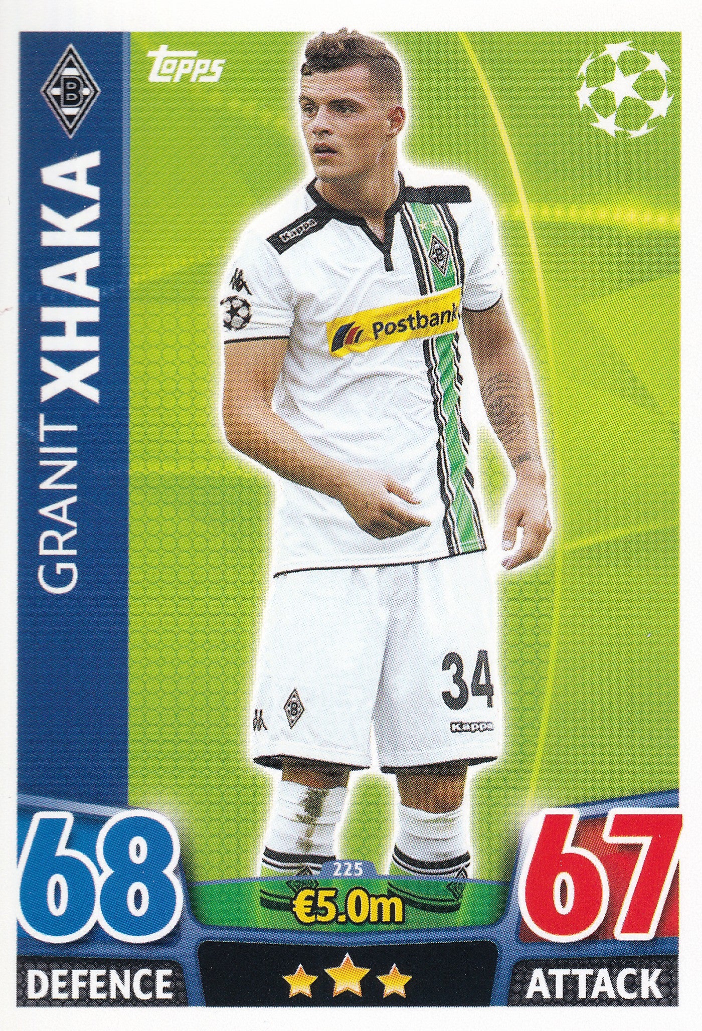 225. GRANIT XHAKA - BORUSSIA MONCHENGLADBACH