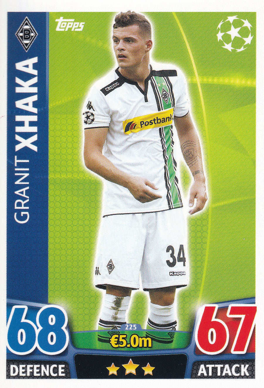 225. GRANIT XHAKA - BORUSSIA MONCHENGLADBACH
