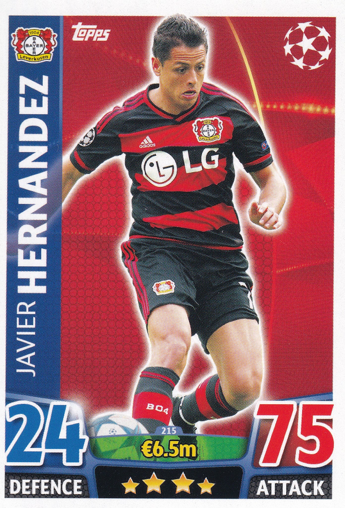 215. JAVIER HERNANDEZ - BAYER 04 LEVERKUSEN