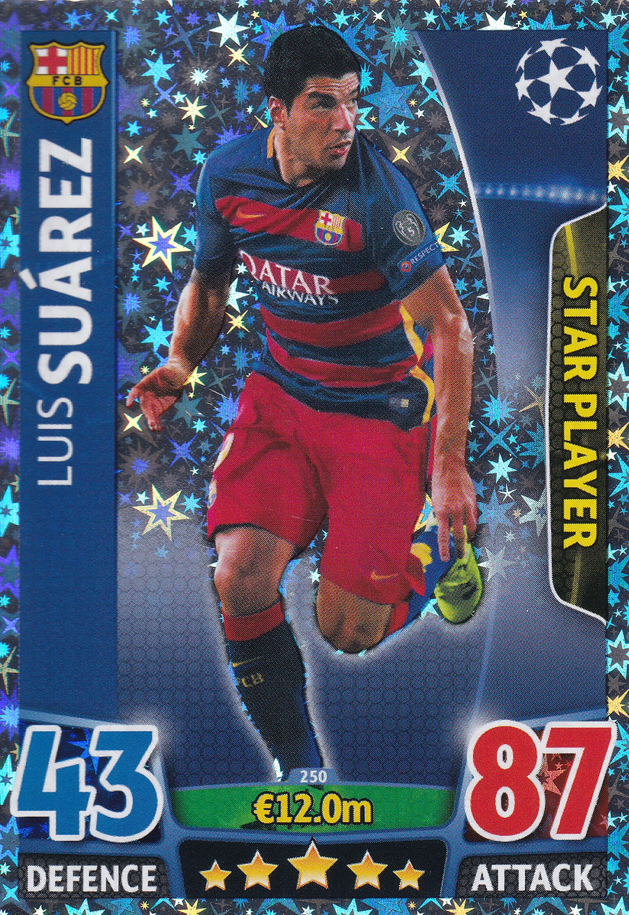 250. LUIS SUAREZ - FC BARCELONA - STAR PLAYER