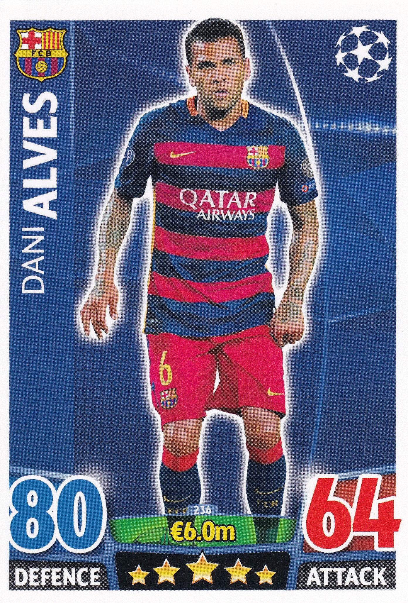 236. DANI ALVES - FC BARCELONA