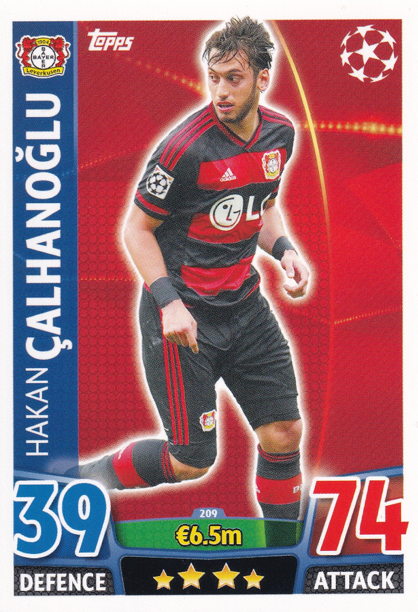 209. HAKAN CALHANOGLU - BAYER 04 LEVERKUSEN