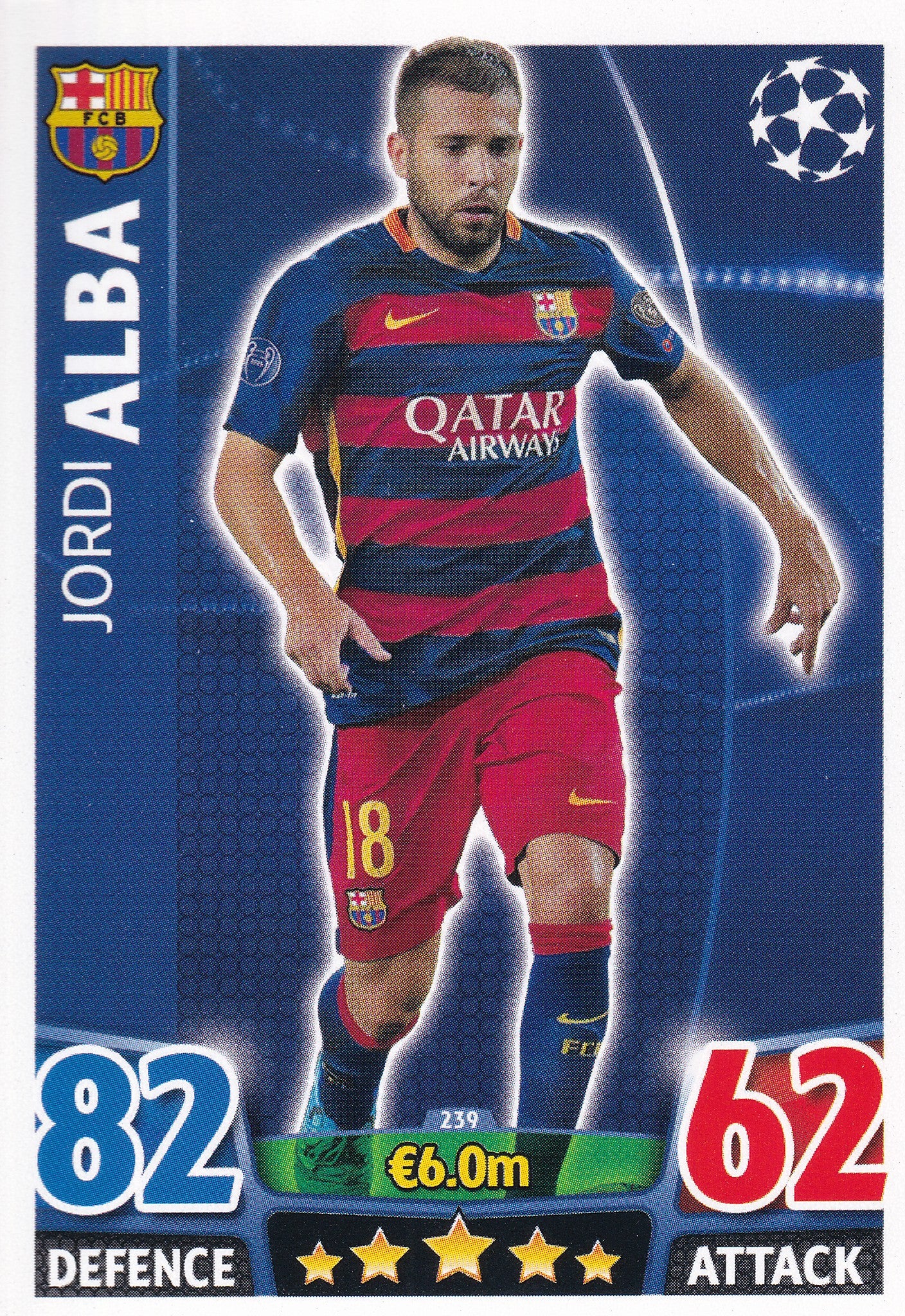 239. JORDI ALBA - FC BARCELONA