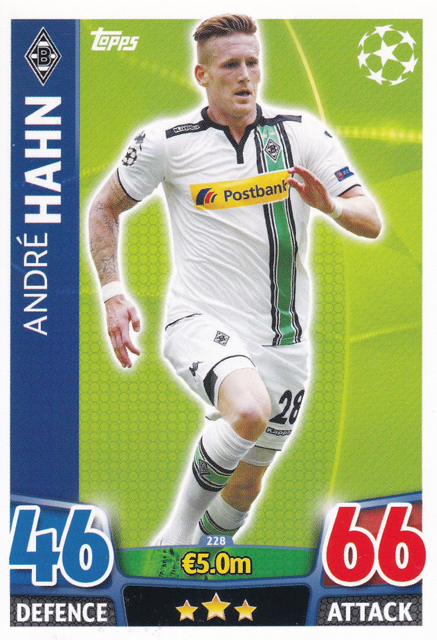 228. ANDRE HAHN - BORUSSIA MONCHENGLADBACH