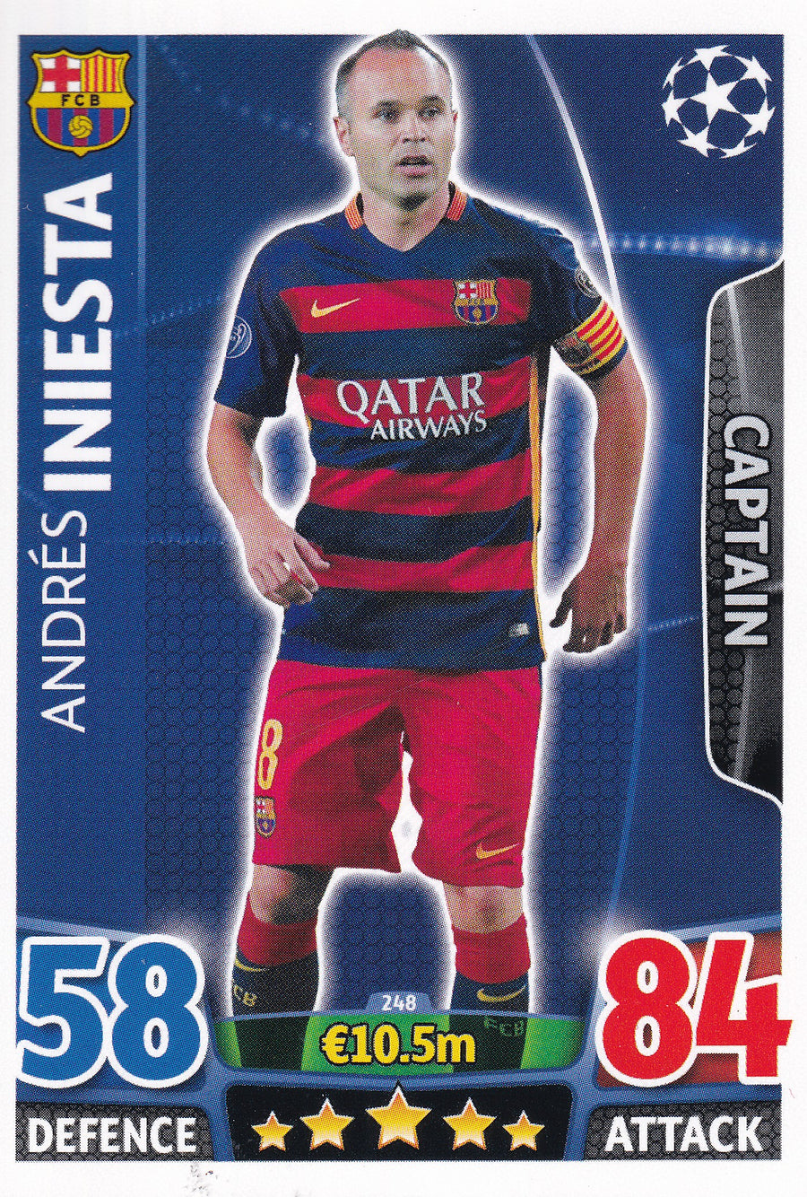 248. ANDRES INIESTA - FC BARCELONA