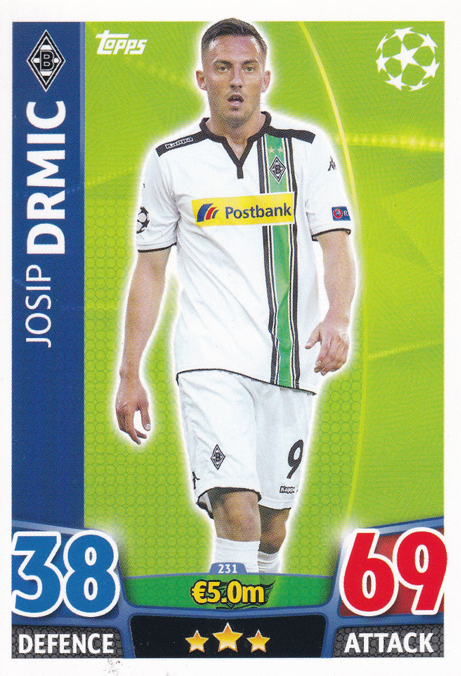 231. JOSIP DRMIC - BORUSSIA MONCHENGLADBACH