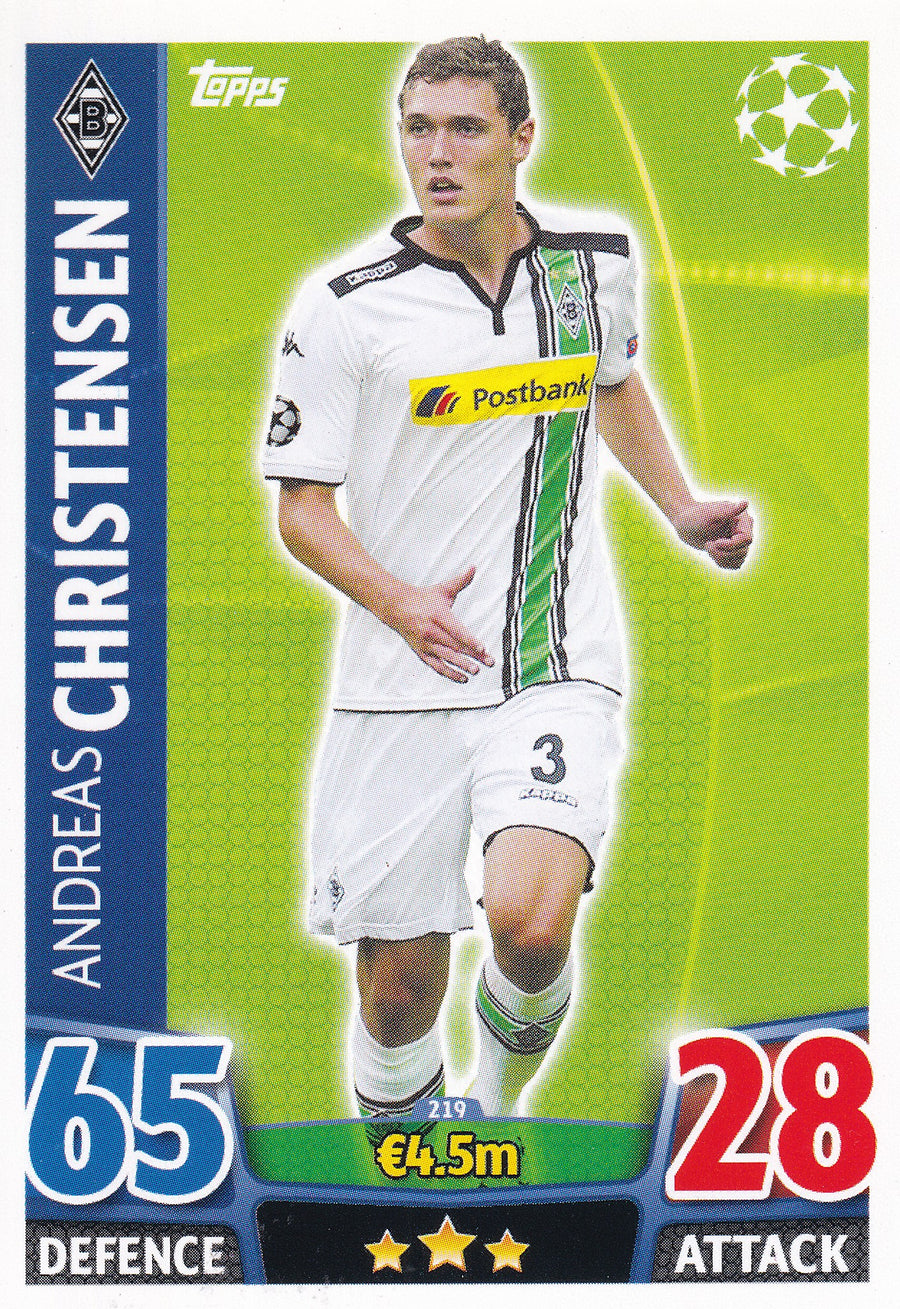 219. ANDREAS CHRISTENSEN - BORUSSIA MONCHENGLADBACH