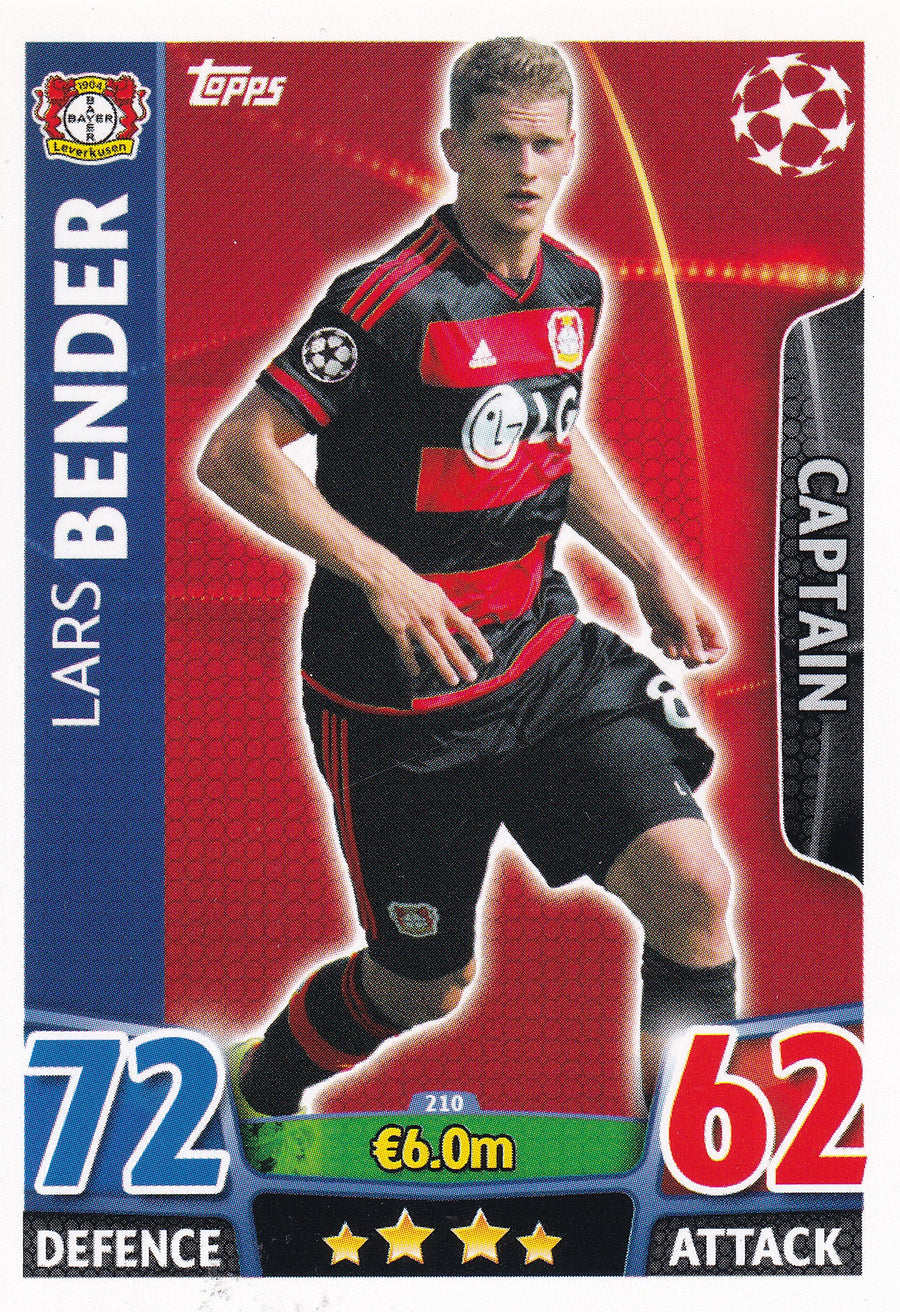210. LARS BENDER - BAYER 04 LEVERKUSEN