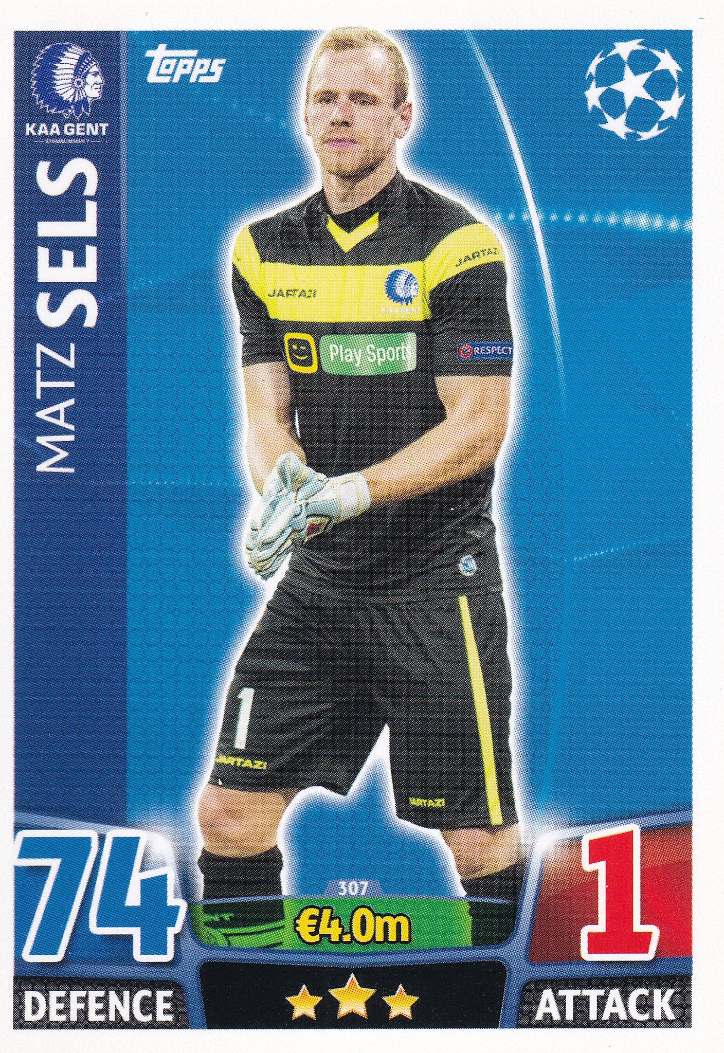307. MATZ SELS - KAA GENT