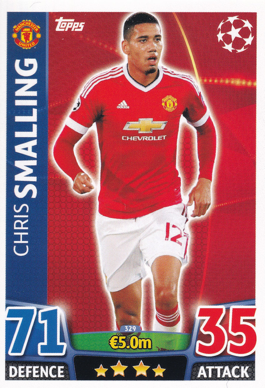 329. CHRIS SMALLING - MANCHESTER UNITED