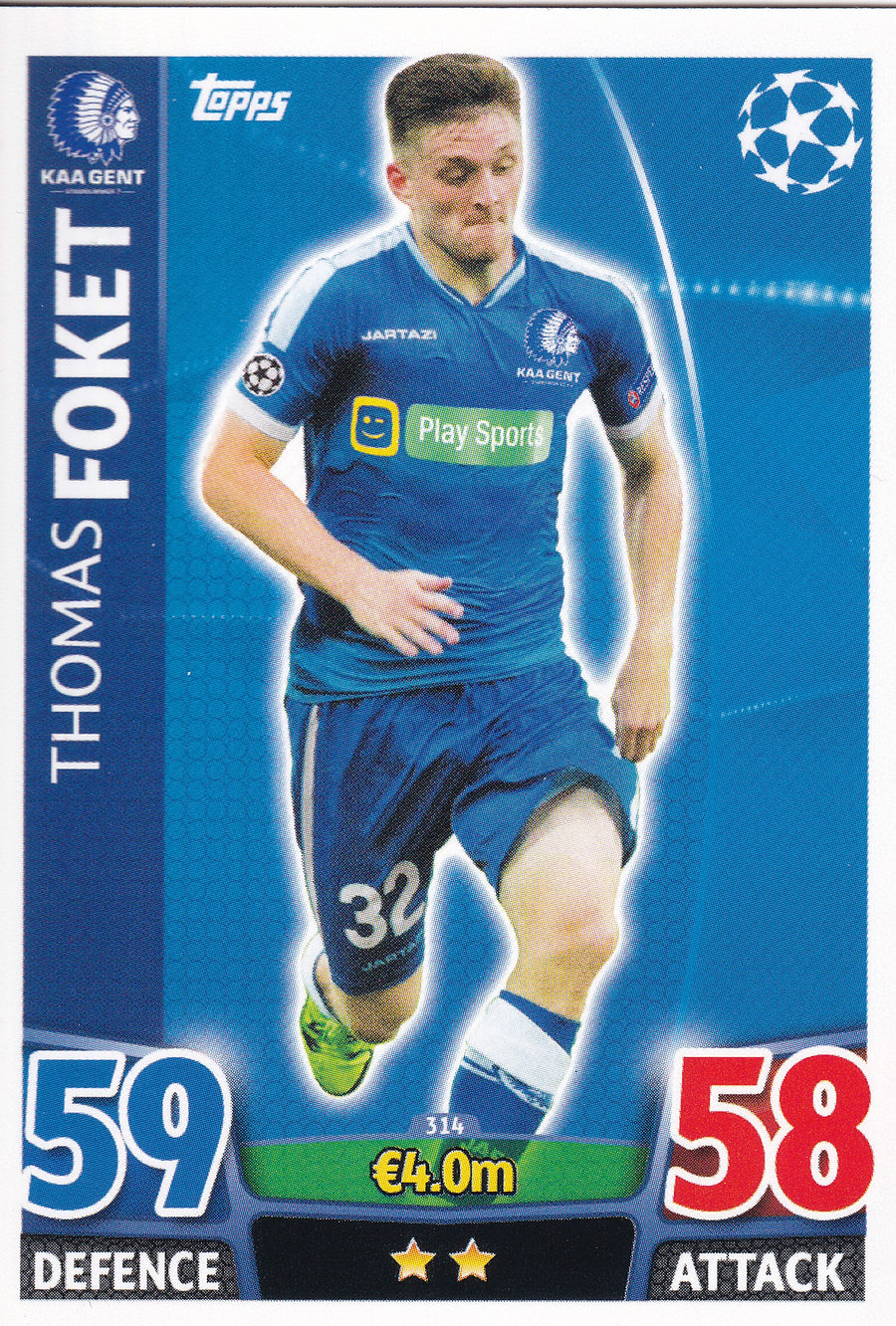 314. THOMAS FOKET - KAA GENT