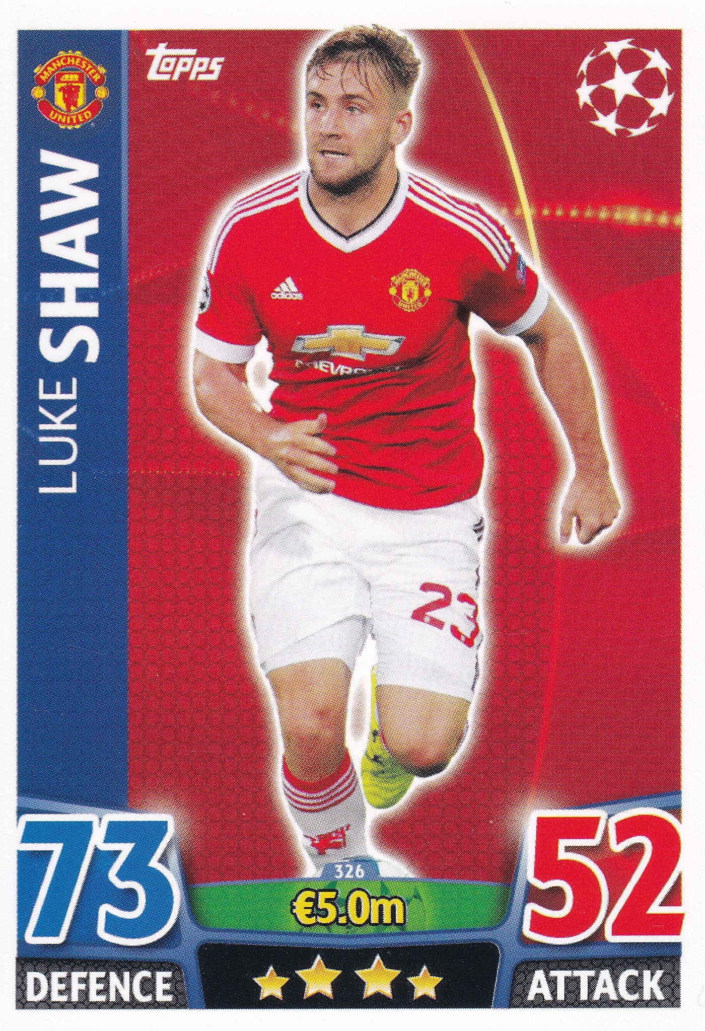 326. LUKE SHAW - MANCHESTER UNITED