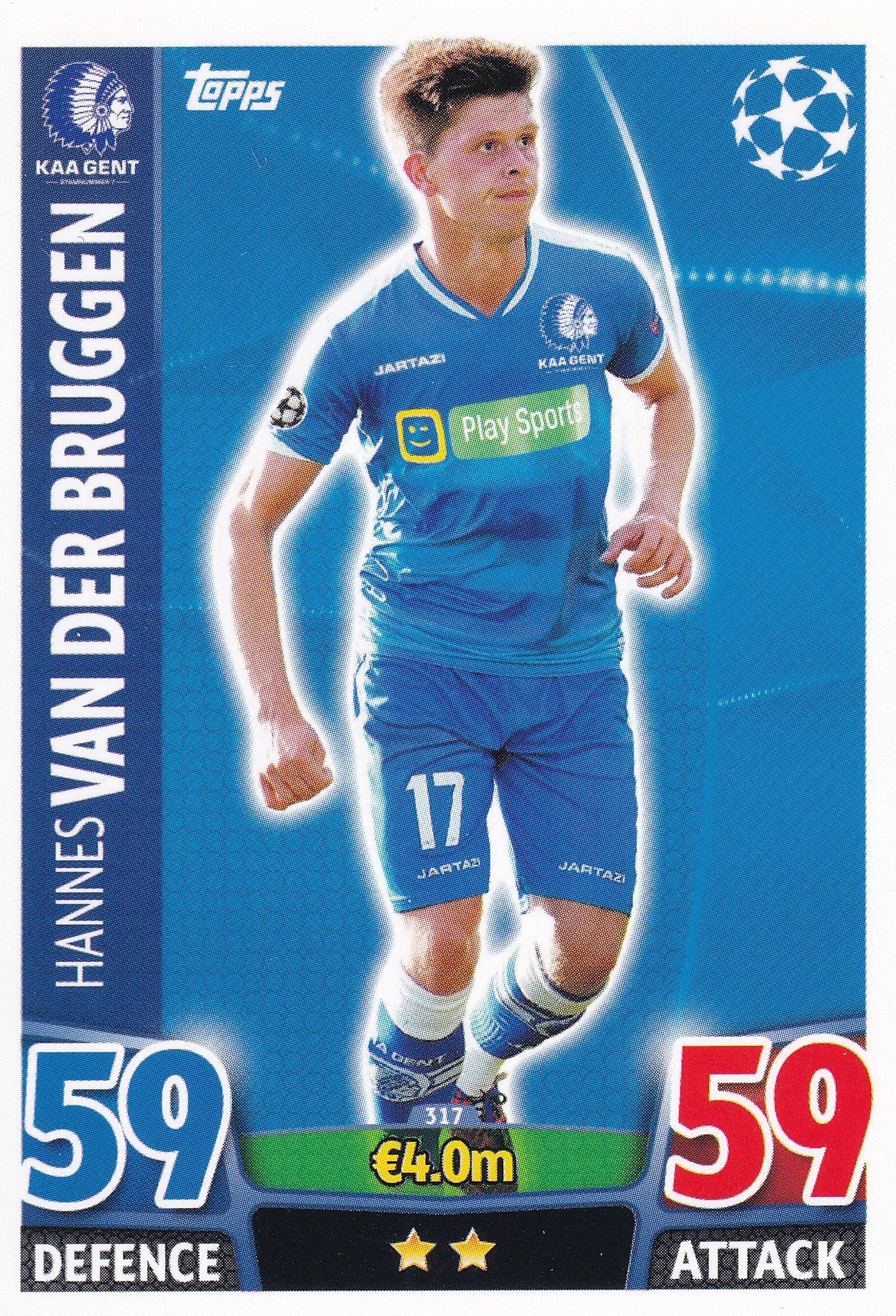 317. HANNES VAN DER BRUGGEN - KAA GENT
