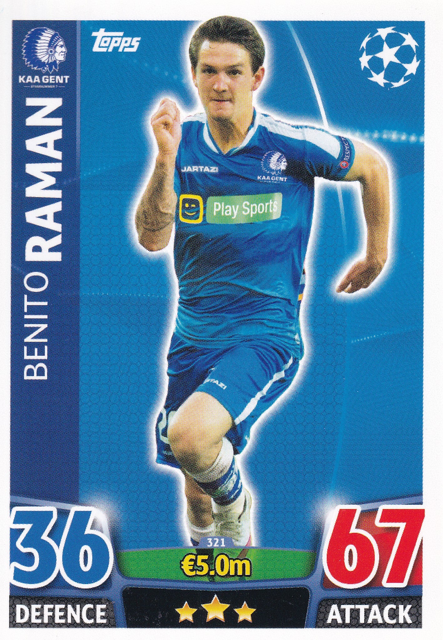 321. BENITO RAMAN - KAA GENT