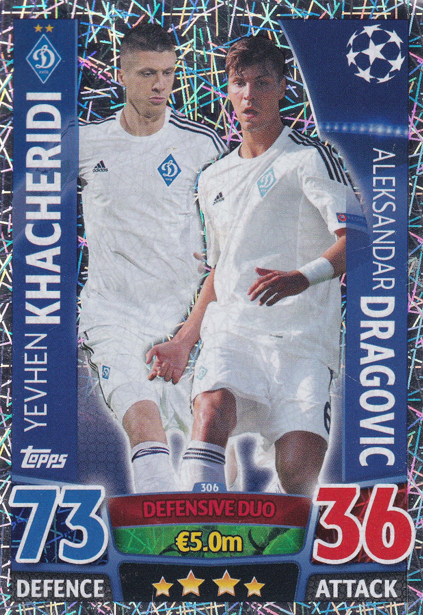 306. YEVHEN KHACHERIDI - ALEKSANDAR DRAGOVIC - FC DYNAMO KYIV - DEFENSIVE DUO