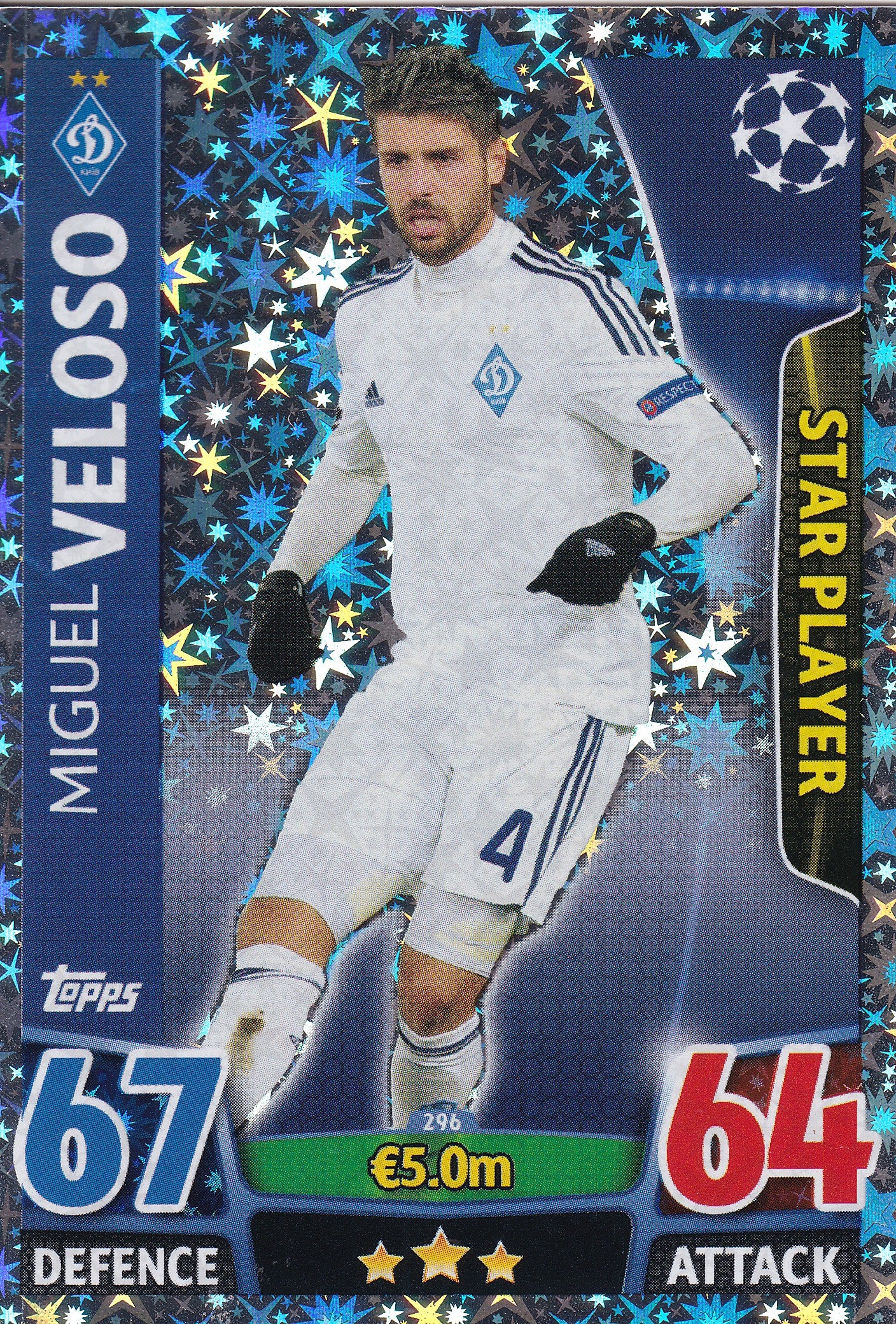 296. MIGUEL VELOSO - FC DYNAMO KYIV - STAR PLAYER