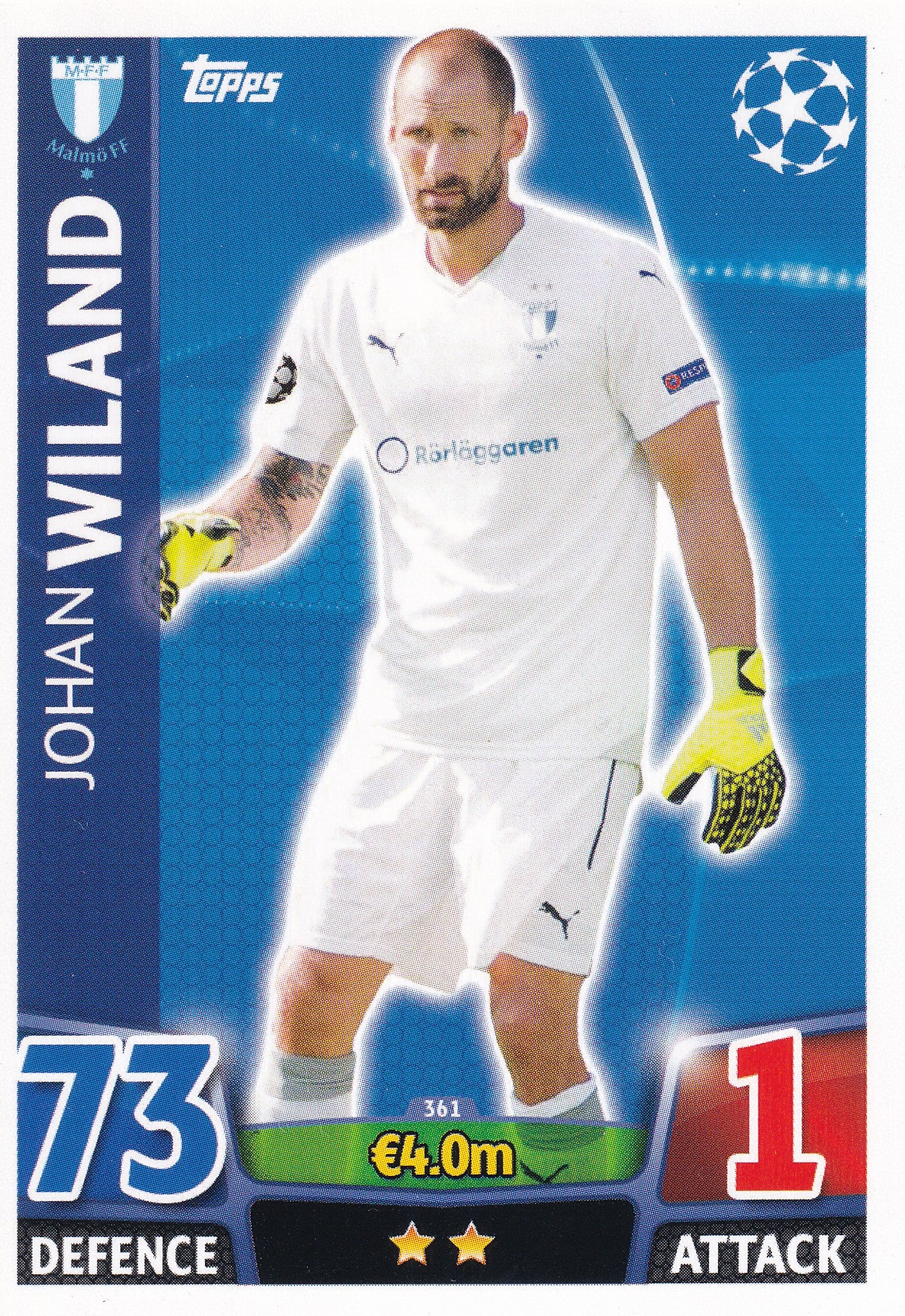 361. JOHAN WILAND - MALMÖ FF