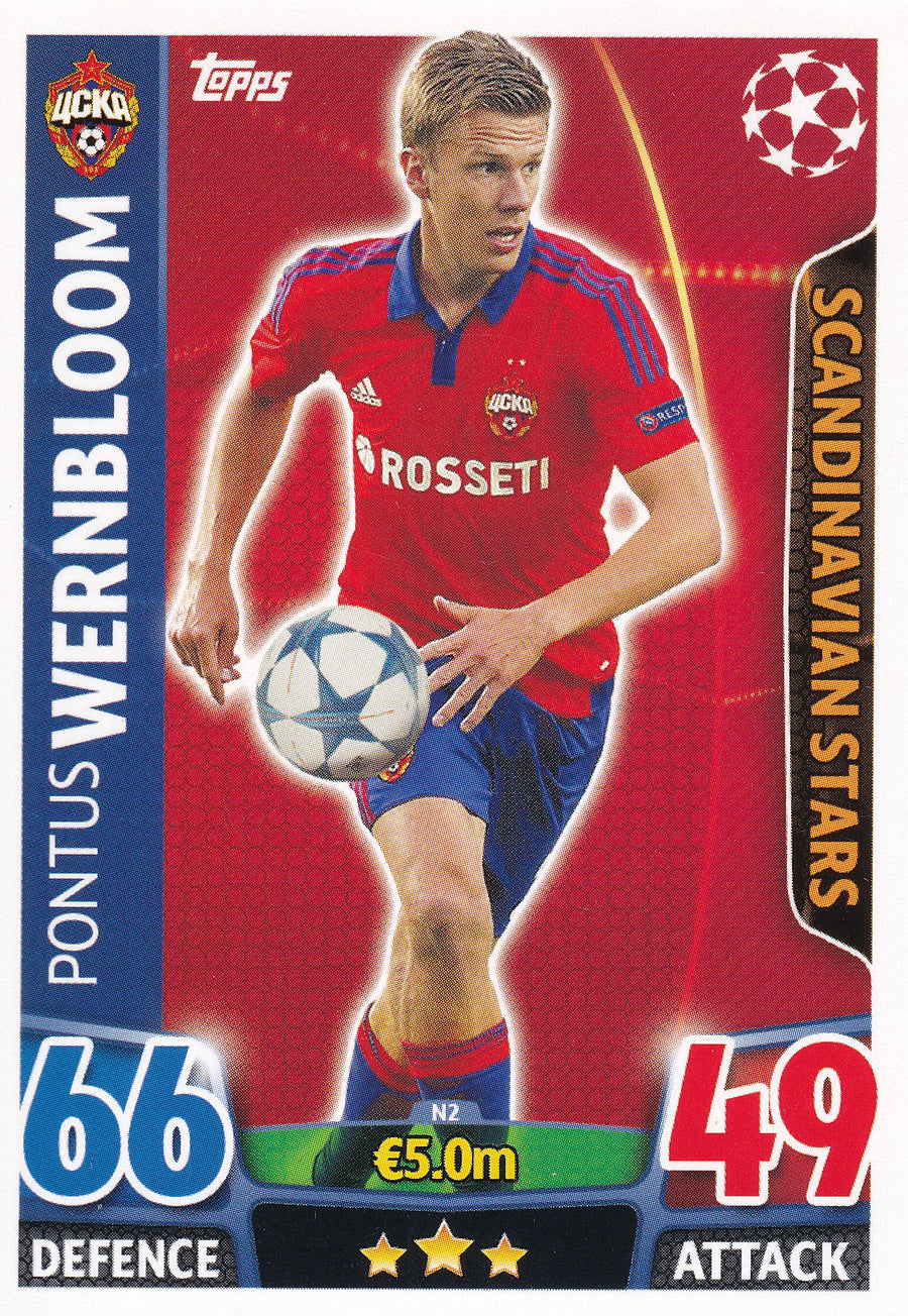 N-02. PONTUS WERNBLOOM - CSKA MOSKVA - SCANDINAVIAN STARS