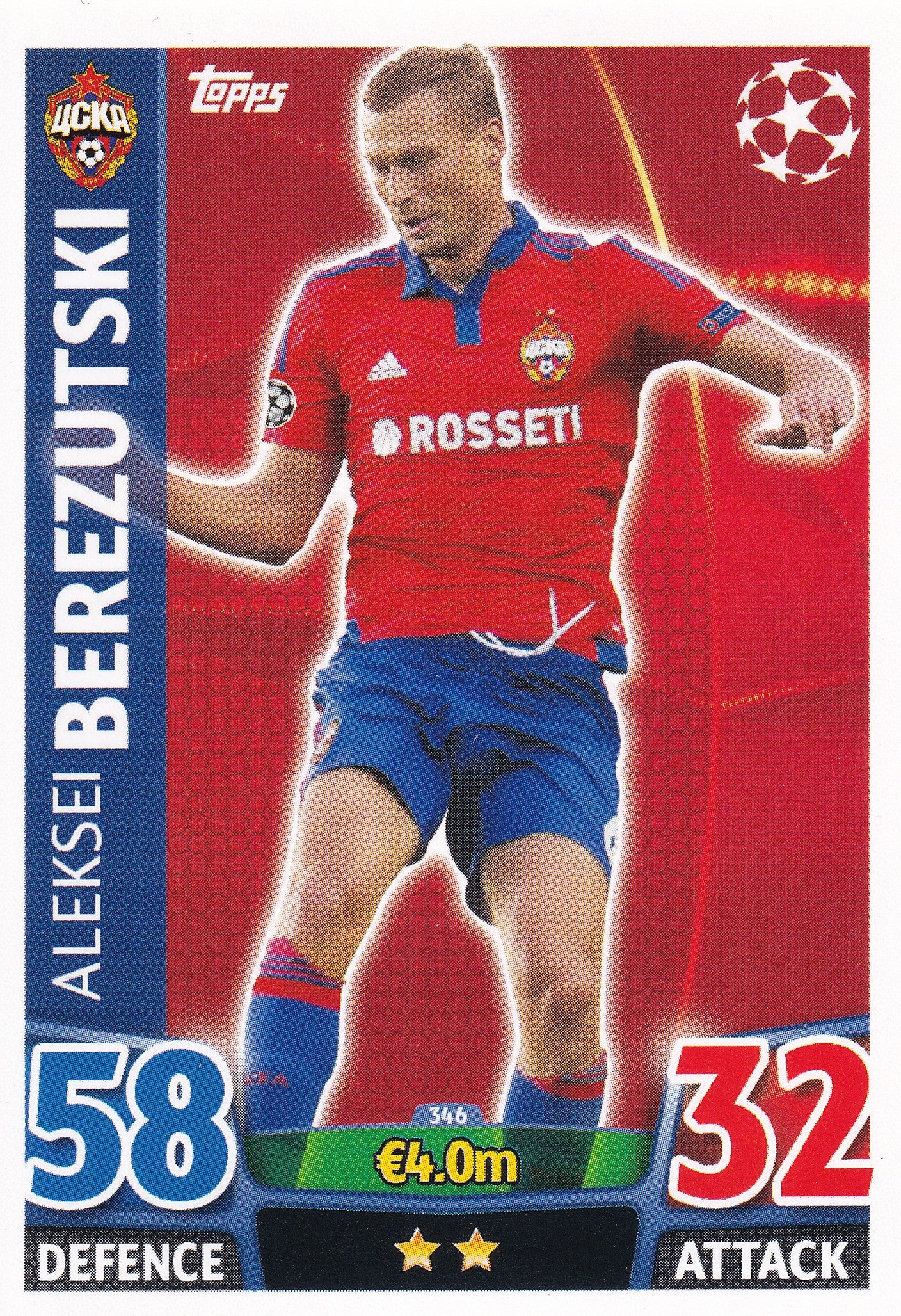 346. ALEKSEI BEREZUTSKI - CSKA MOSKVA