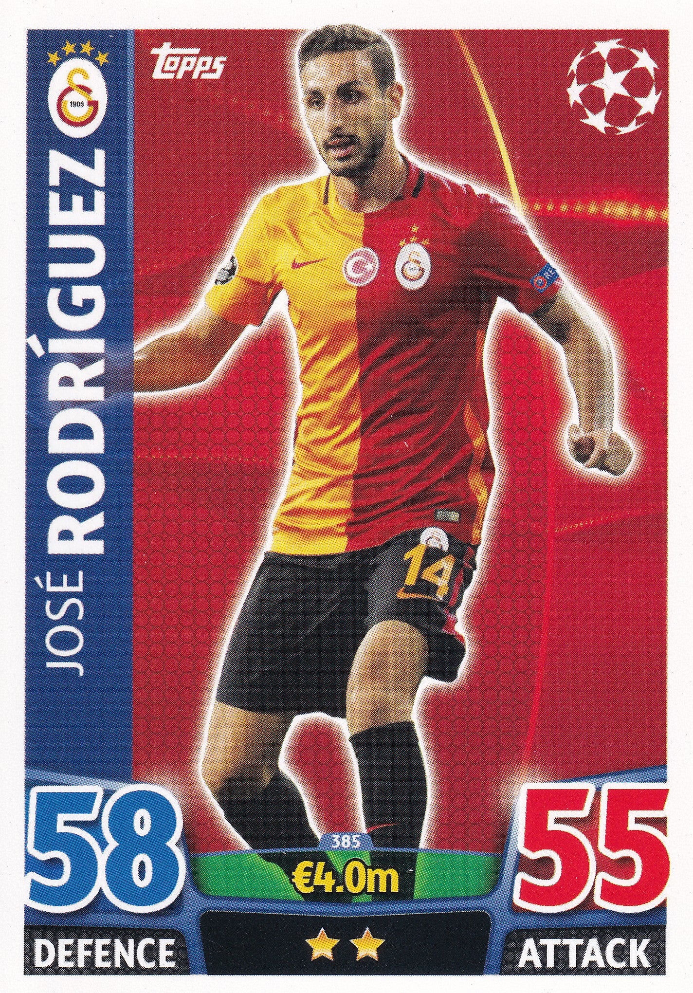 385. JOSE RODRIGUEZ - GALATASARAY