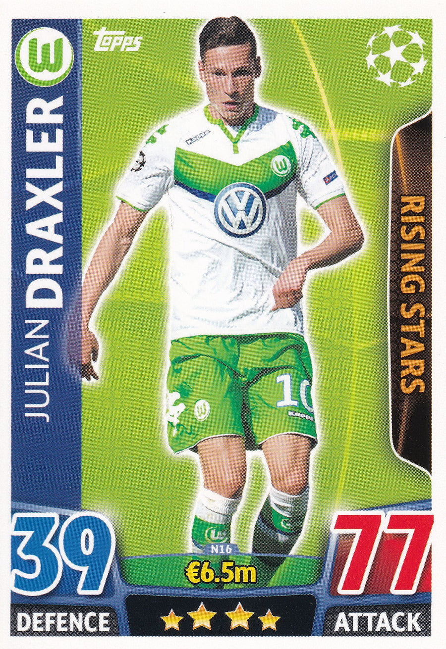 N-16. JULIAN DRAXLER - WOLFSBURG - RISING STARS