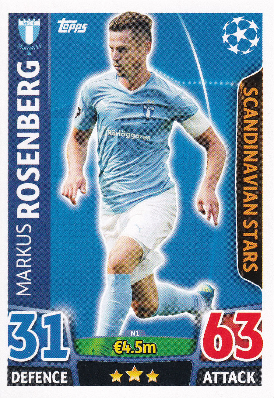 N-01. MARKUS ROSENBERG - MALMO FF - SCANDINAVIAN STARS