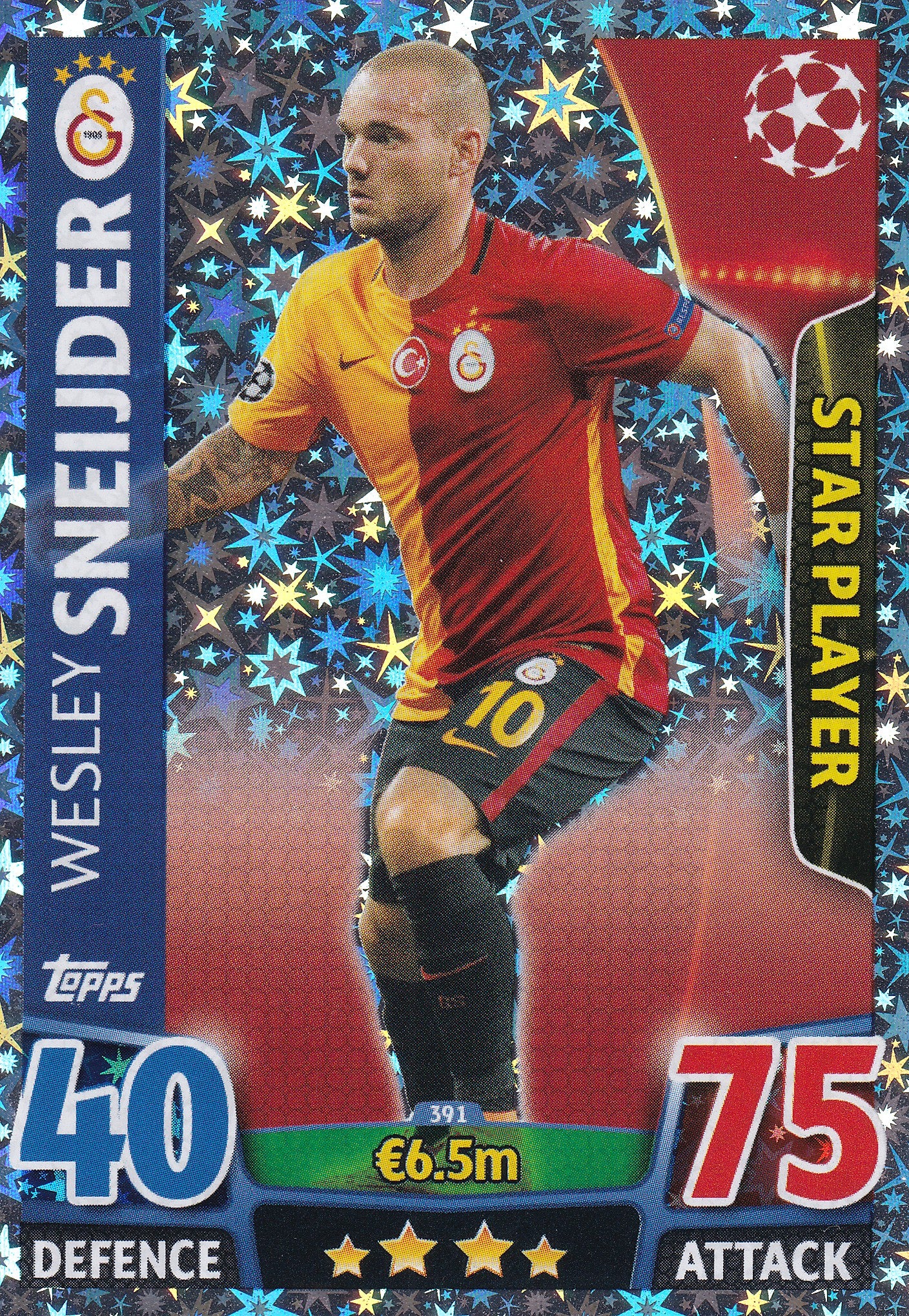 391. WESLEY SNEIJDER - GALATASARAY - STAR PLAYER