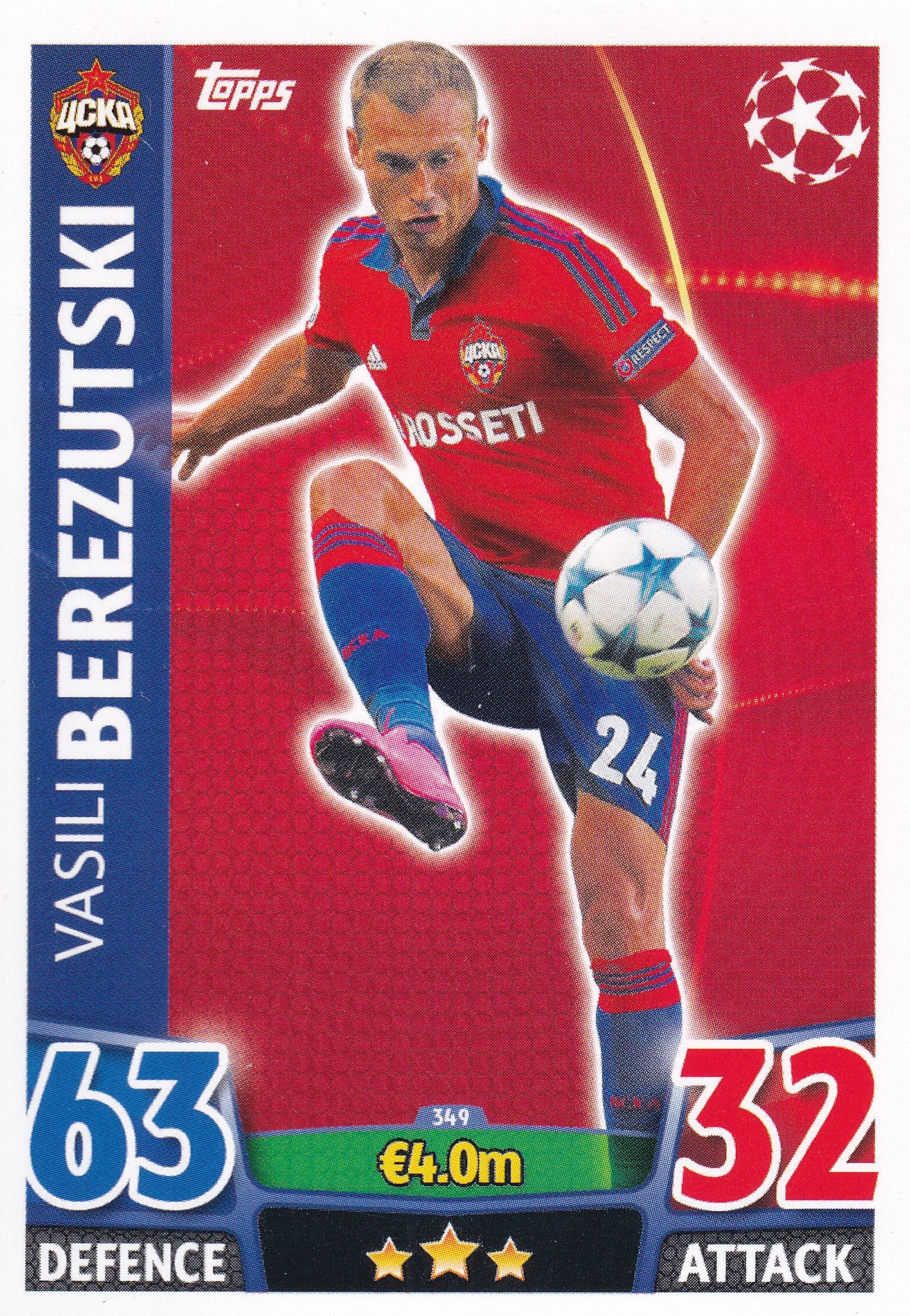 349. VASILI BEREZUTSKI - CSKA MOSKVA