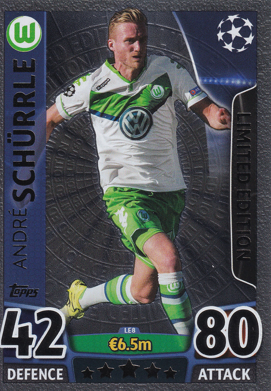 LE-08. ANDRE SCHURRLE - WOLFSBURG - SILVER LIMITED EDITON