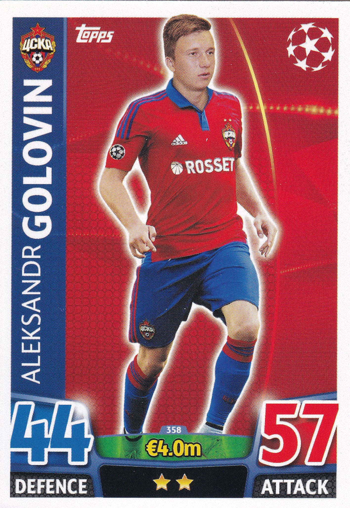 358. ALEKSANDR GOLOVIN - CSKA MOSKVA
