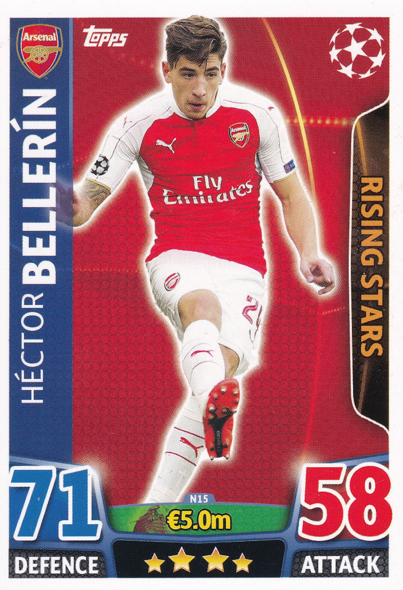 N-15. HECTOR BELLERIN - ARSENAL - RISING STARS