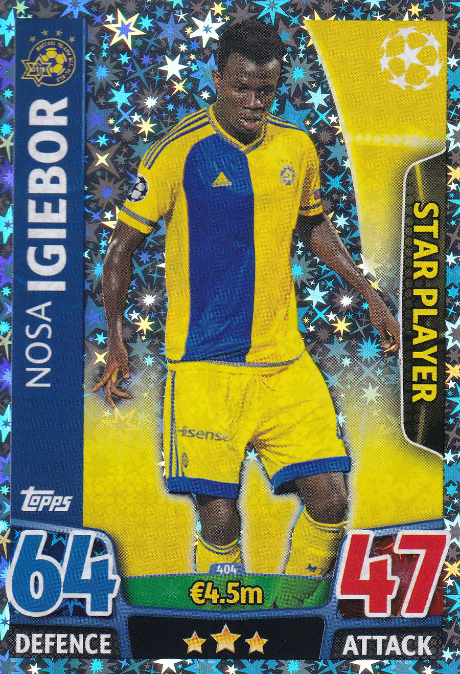 404. NOSA IGIEBOR - MACABI TEL-AVIV - STAR PLAYER