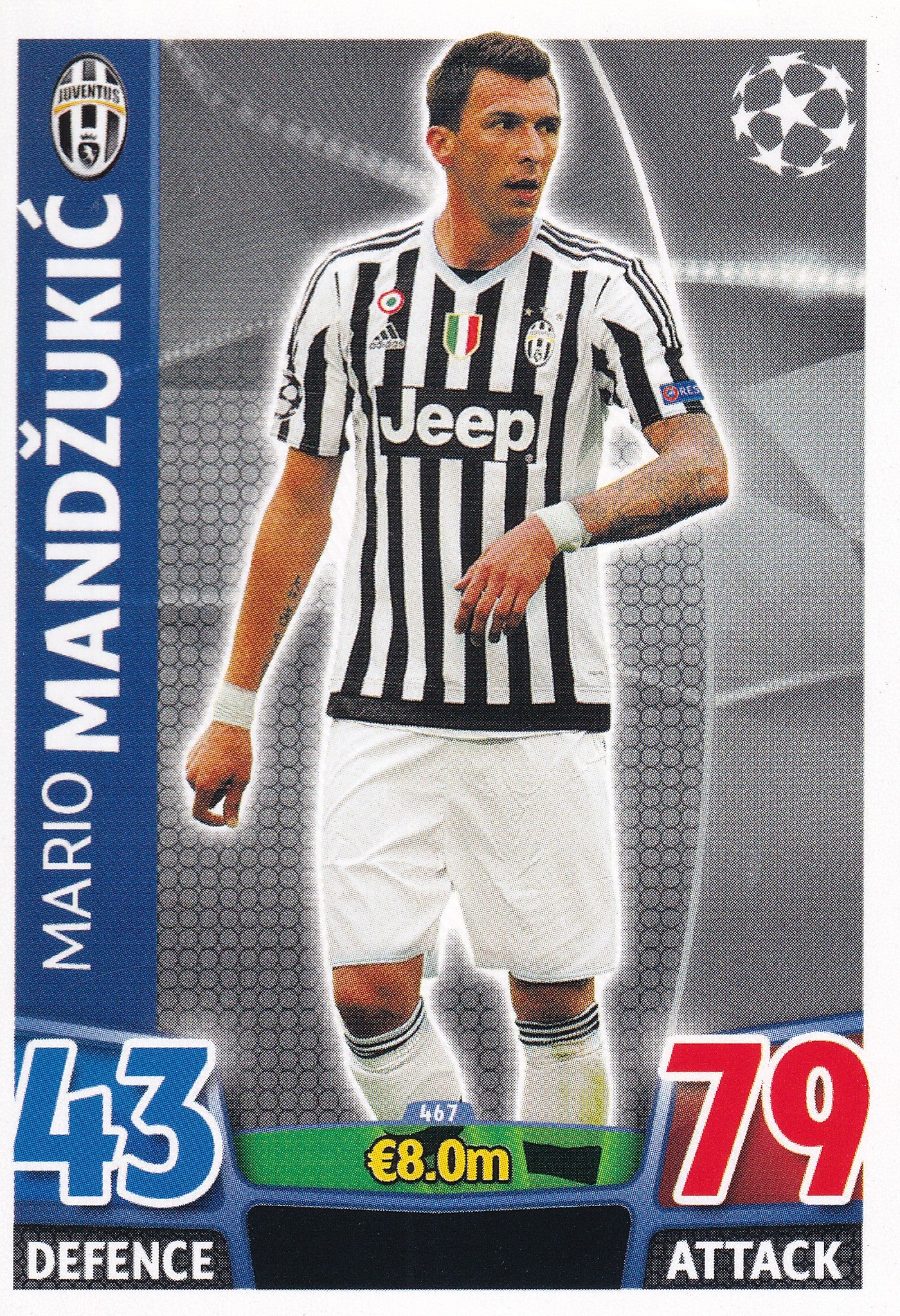 467. MARIO MANDZUKIC - JUVENTUS